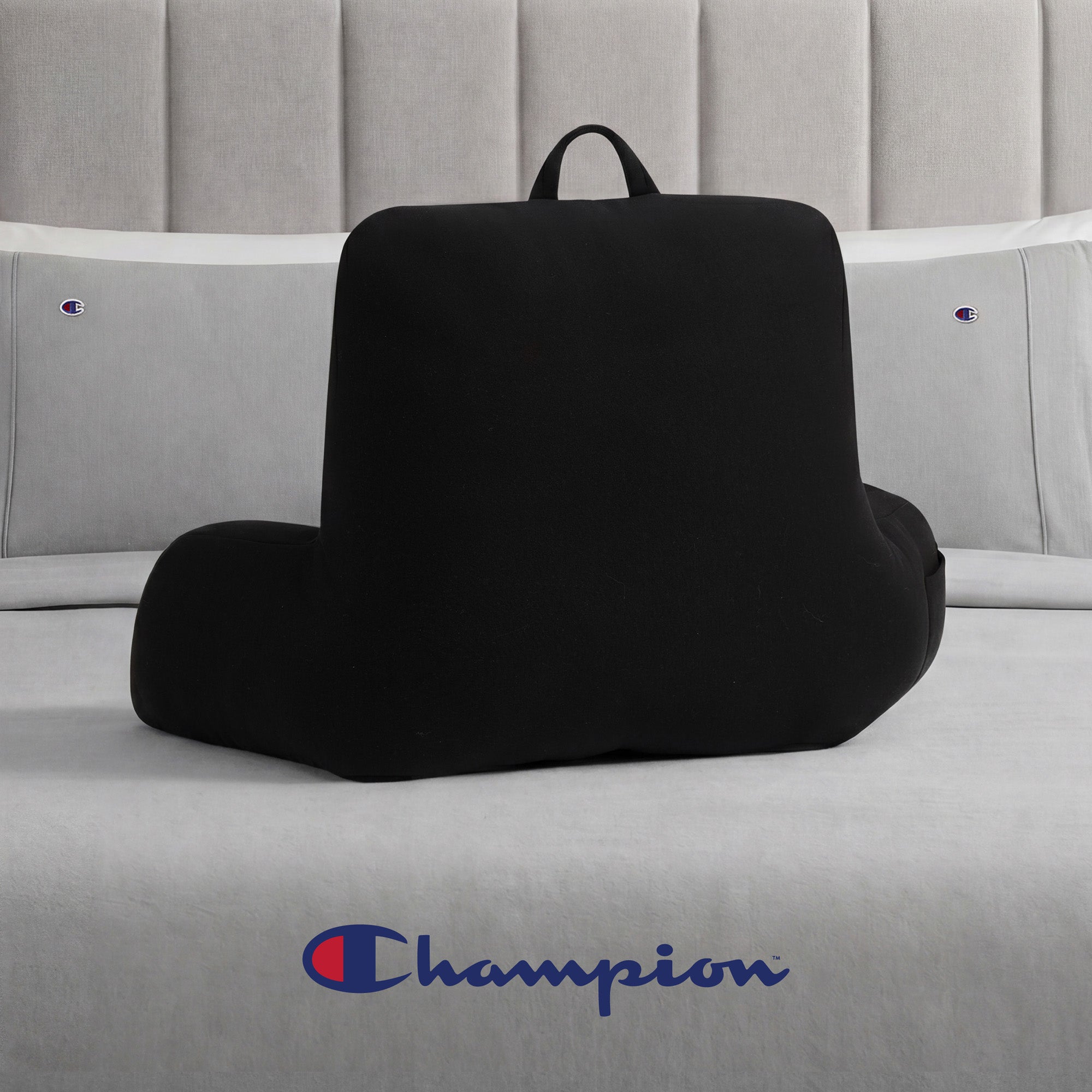 Champion Jersey Backrest Pillows coussin dossier noir 34 pouces
