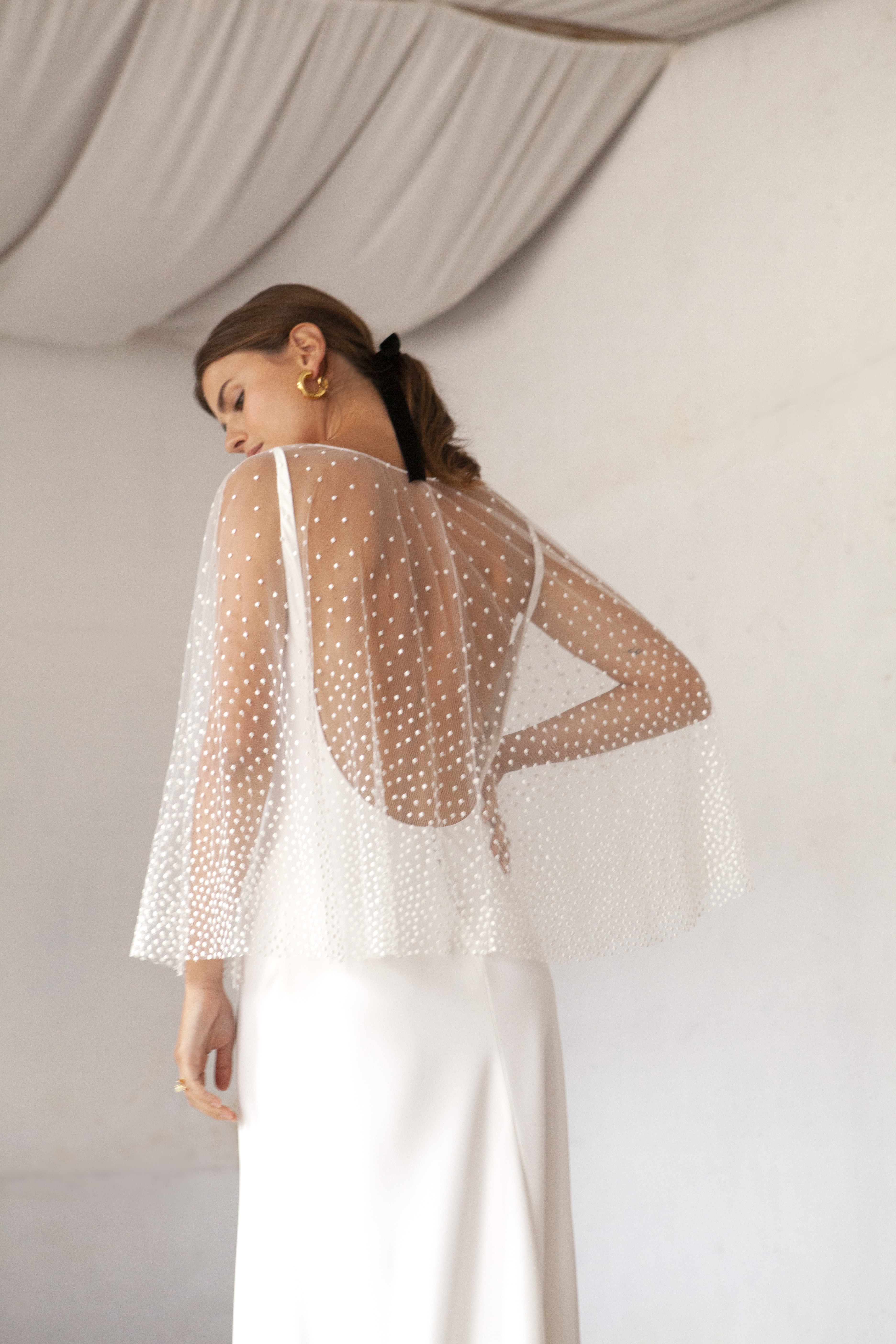 Maison Floret Accessoires Arthur cape tulle plumetis