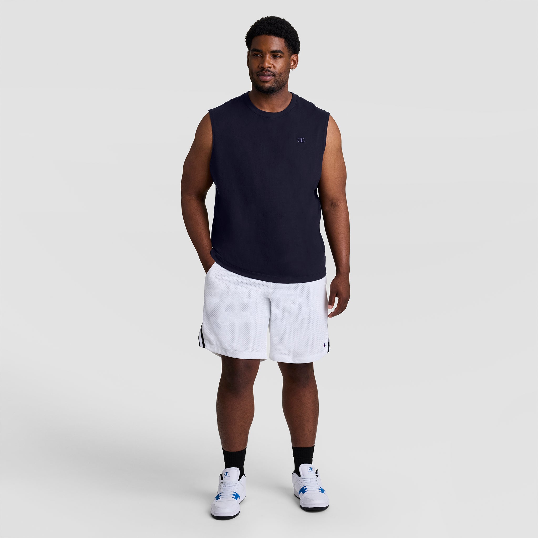Champion Muscle Tank débardeur Deep Navy coton Big Tall