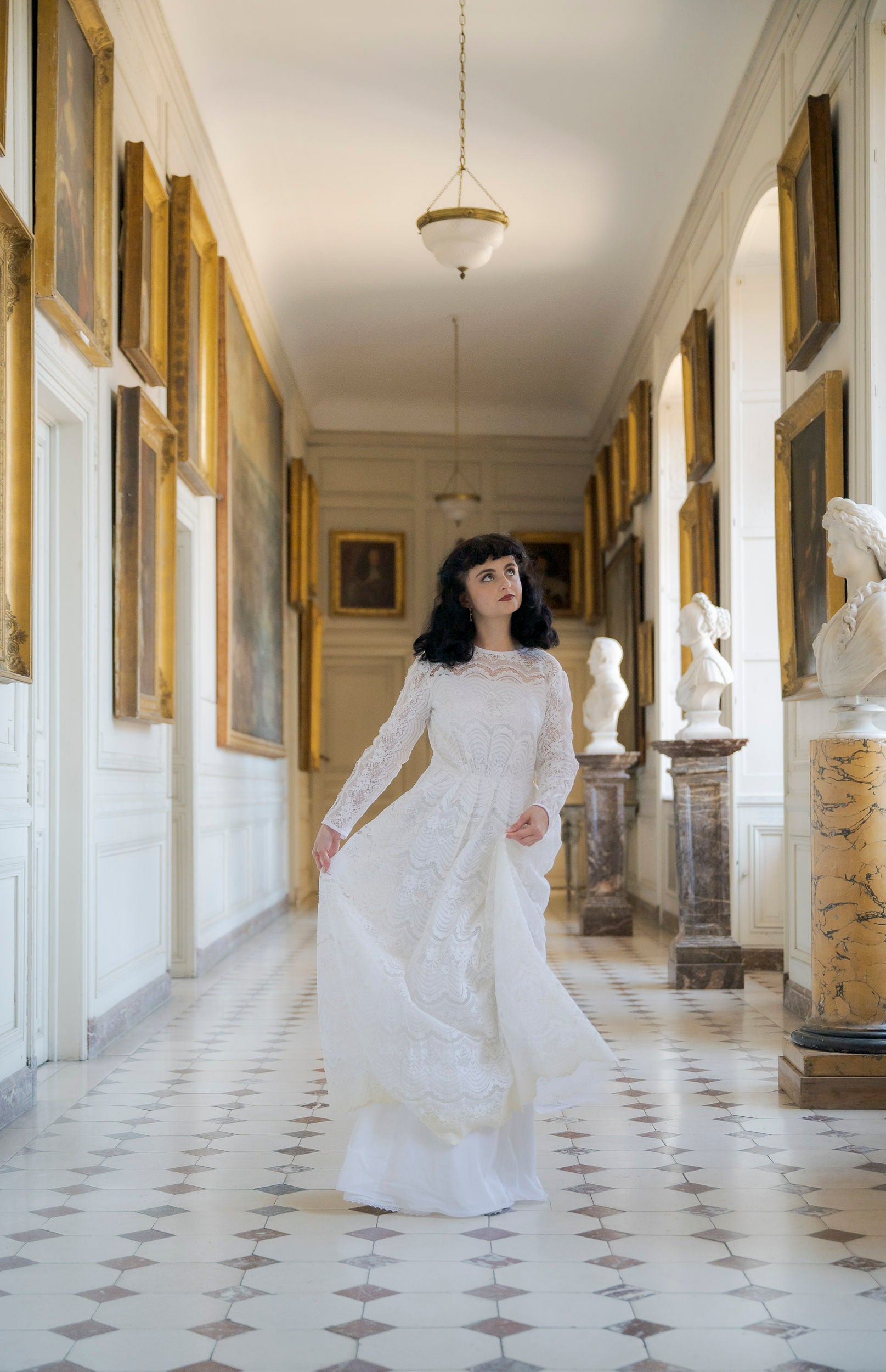 Solène Gisèle Apolline robe mariée dentelle Calais taille 36