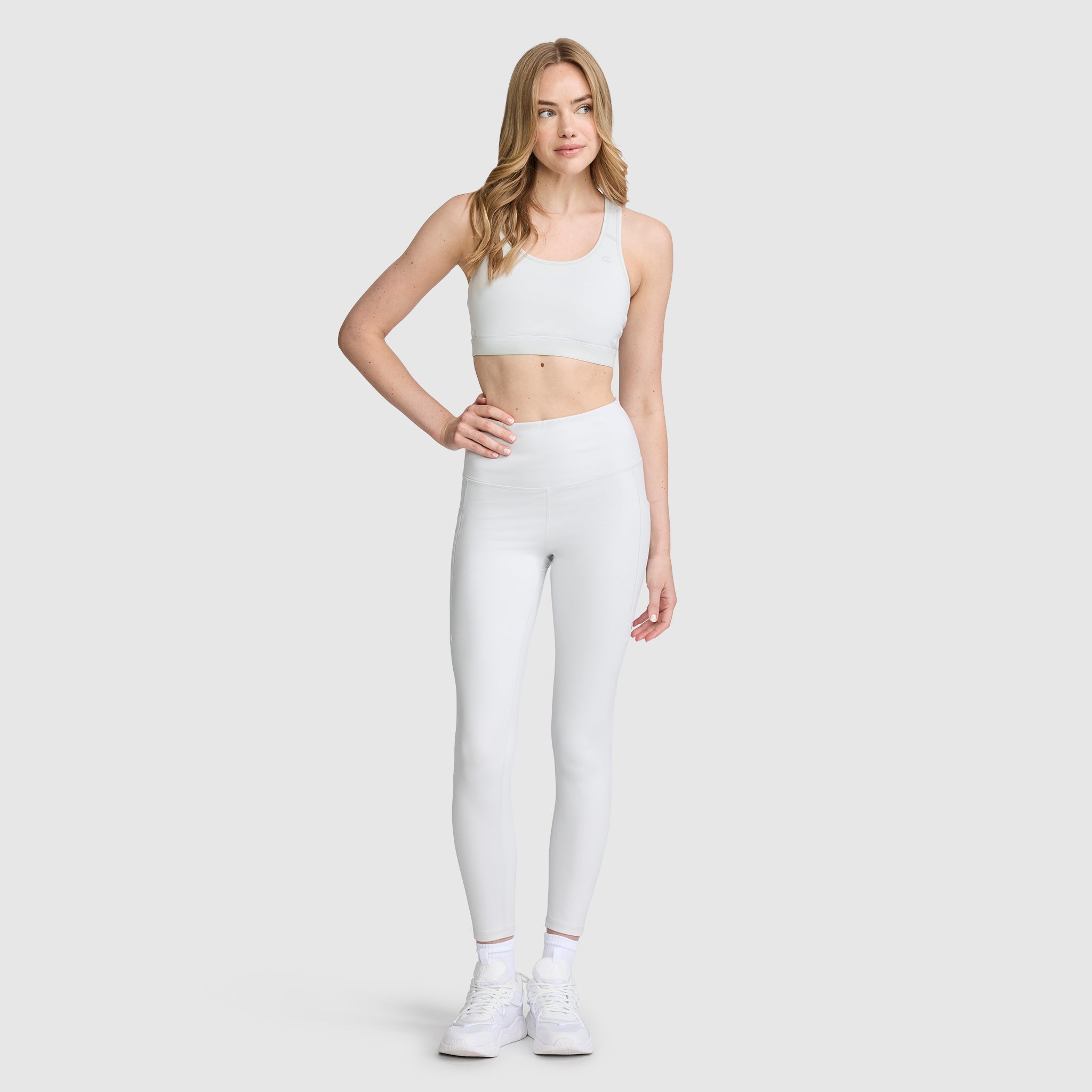 Champion Leggings C Logo legging bleu femme poches