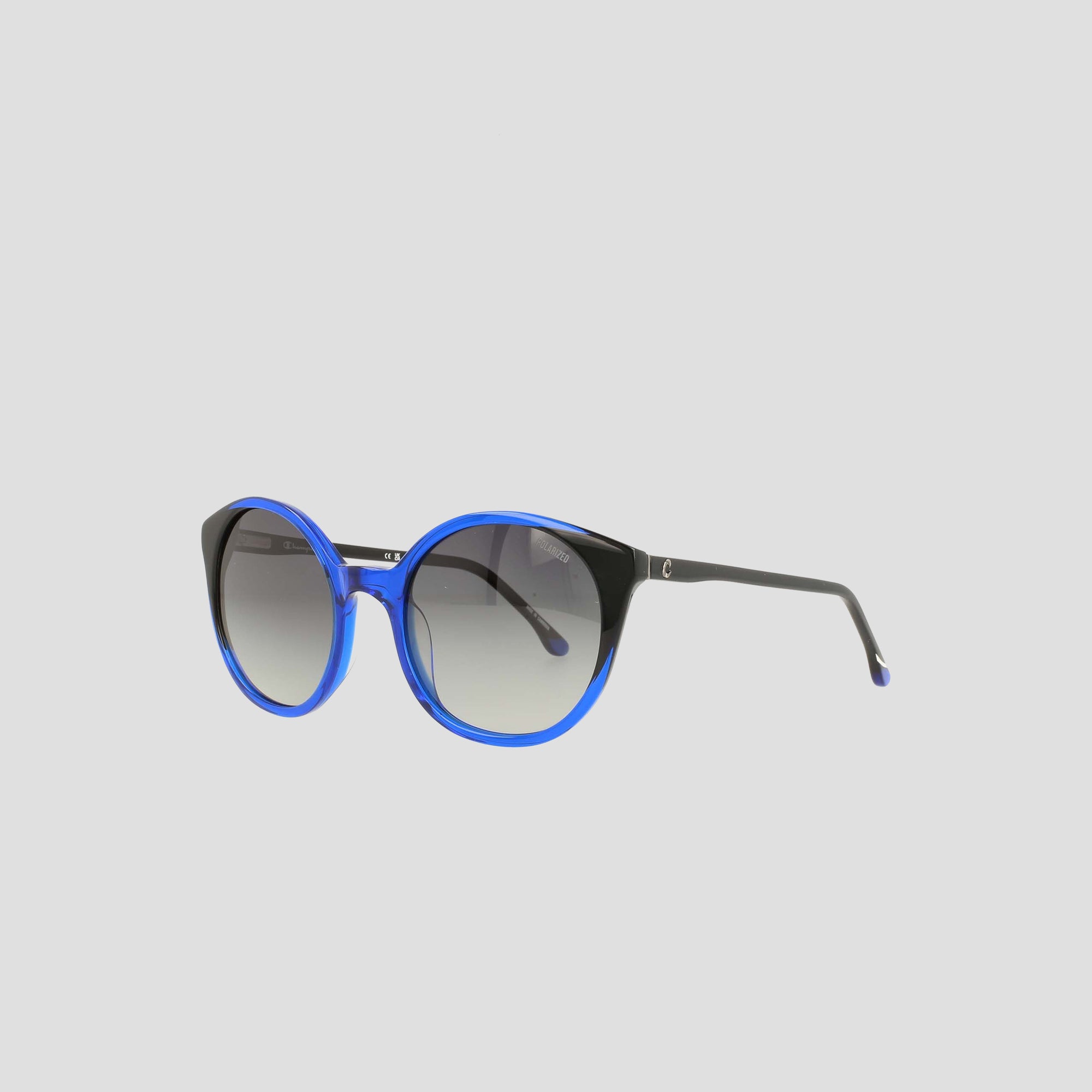 Champion Flirty Round lunettes de soleil bleu polarisées Trans Sapphire