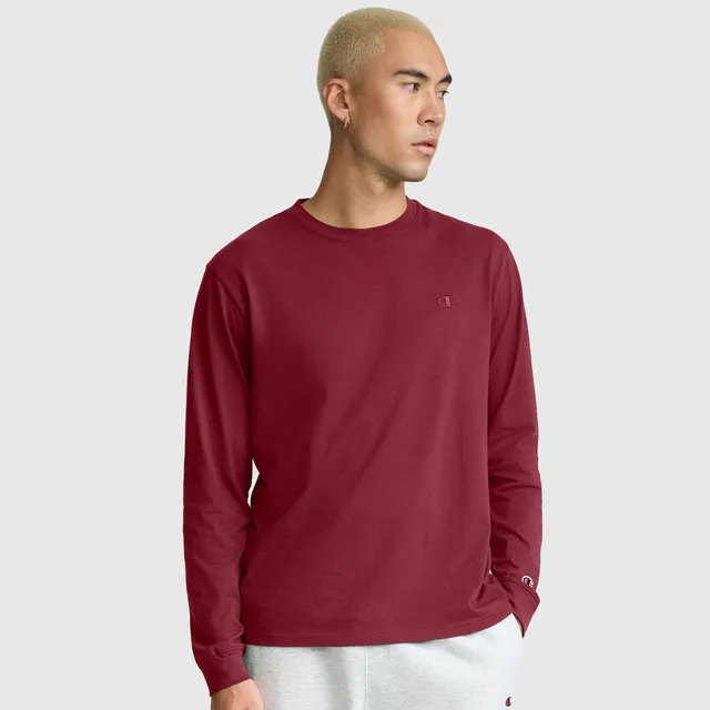 Champion Classic Long Sleeve T-Shirt manches longues cabernet