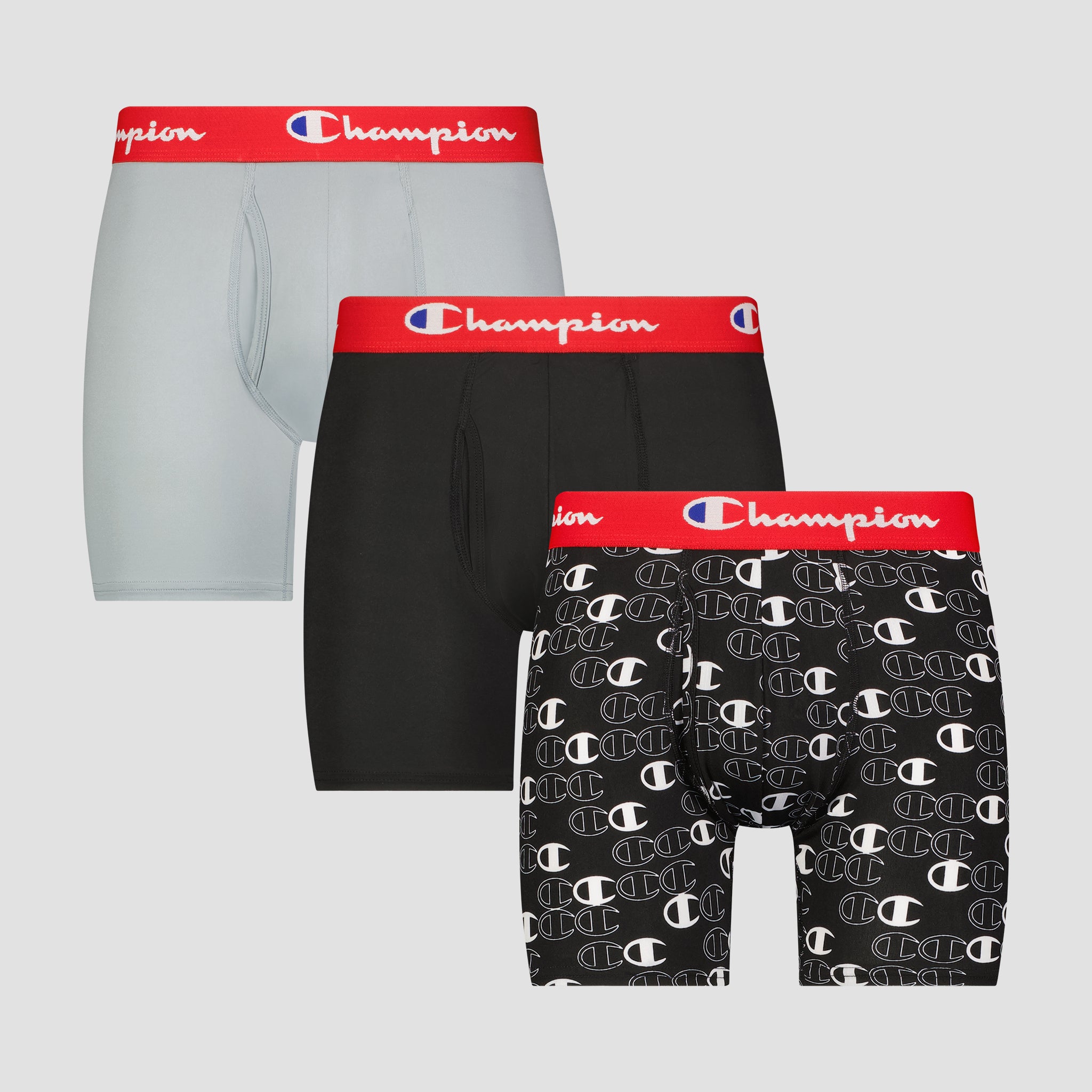 Champion Underwear boxer homme lot 3 performance stretch