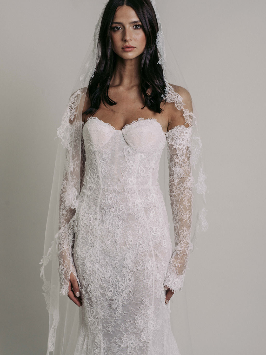 Rime Arodaky Bridal Infinity robe de mariée sirène dentelle