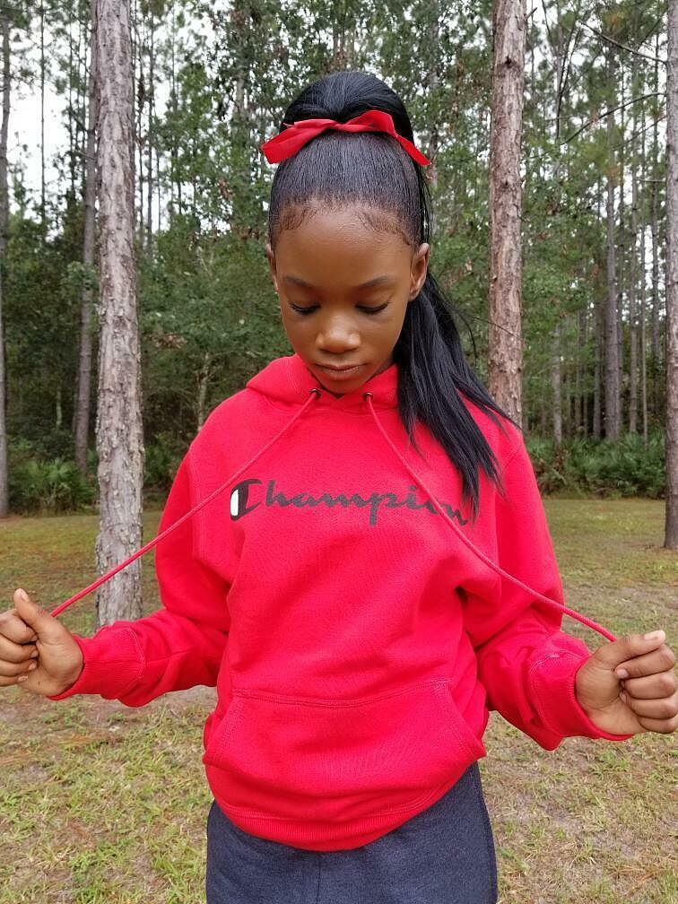 Champion Powerblend Hoodie Full Script Logo sweat à capuche Chive