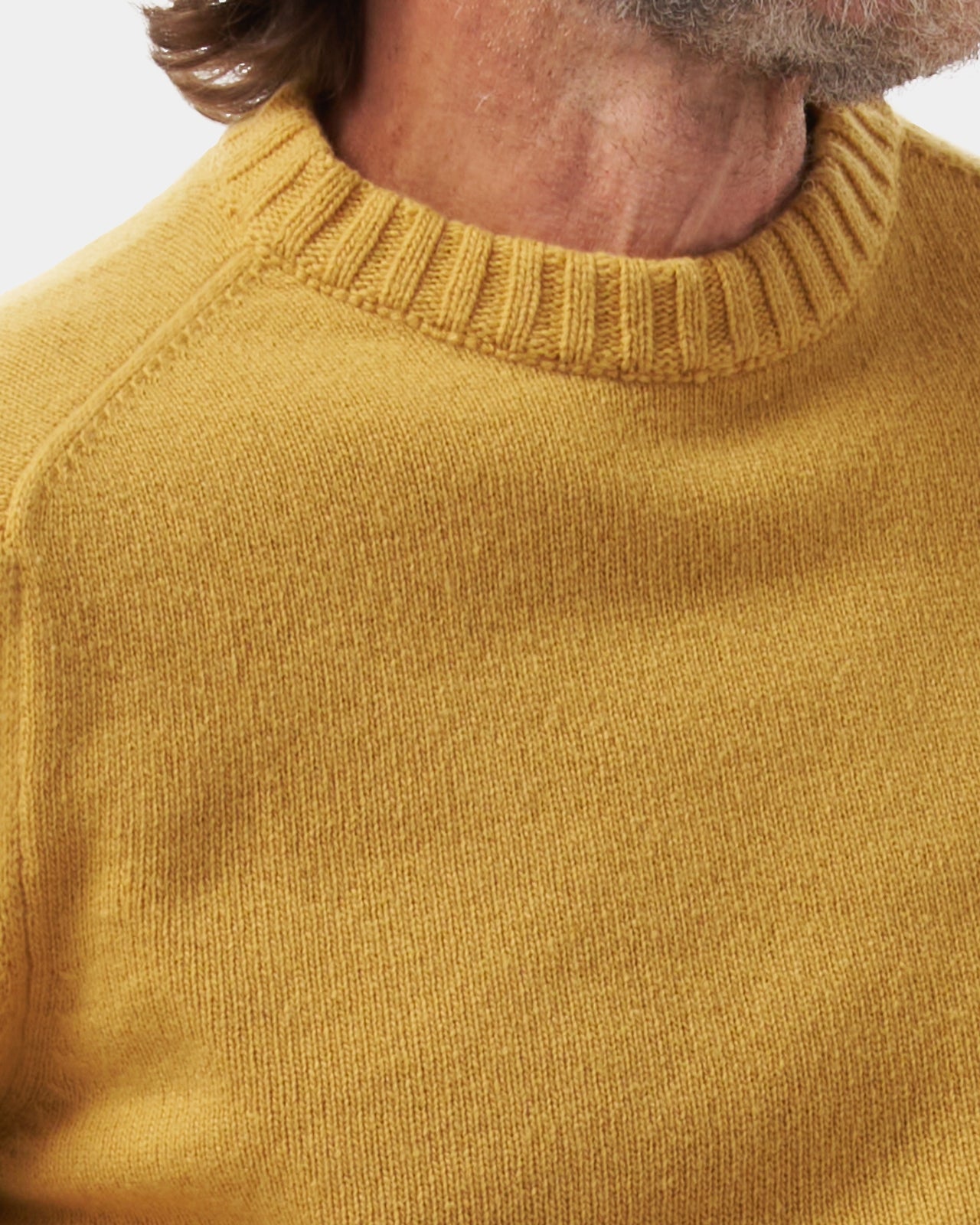 Lafaurie Claudio pull laine jaune miel jauge 7