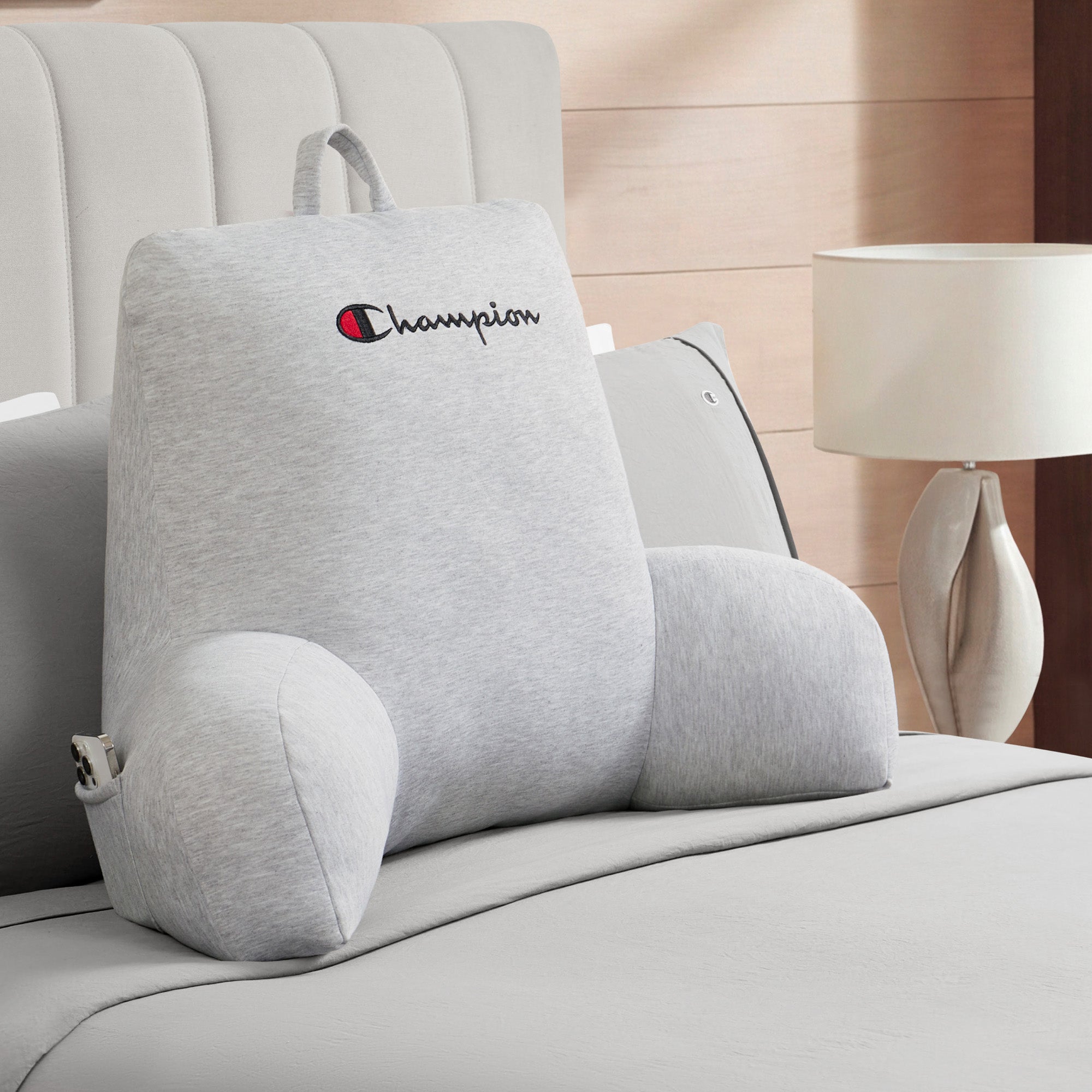 Champion Jersey coussin lecture gris 86 cm