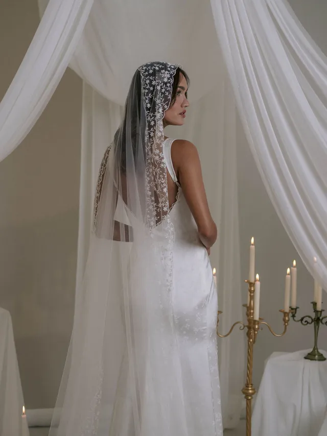 Rime Arodaky Lana Veil voile mariée 3m tulle brodé
