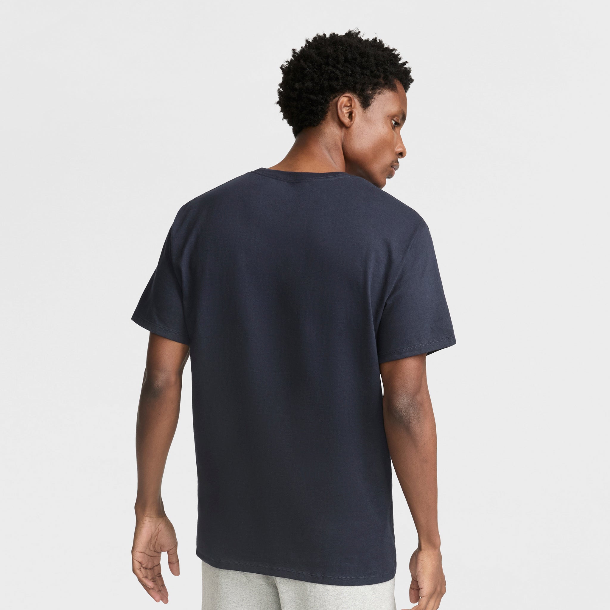 Champion Classic Graphic Script Logo t-shirt homme Deep Navy coton