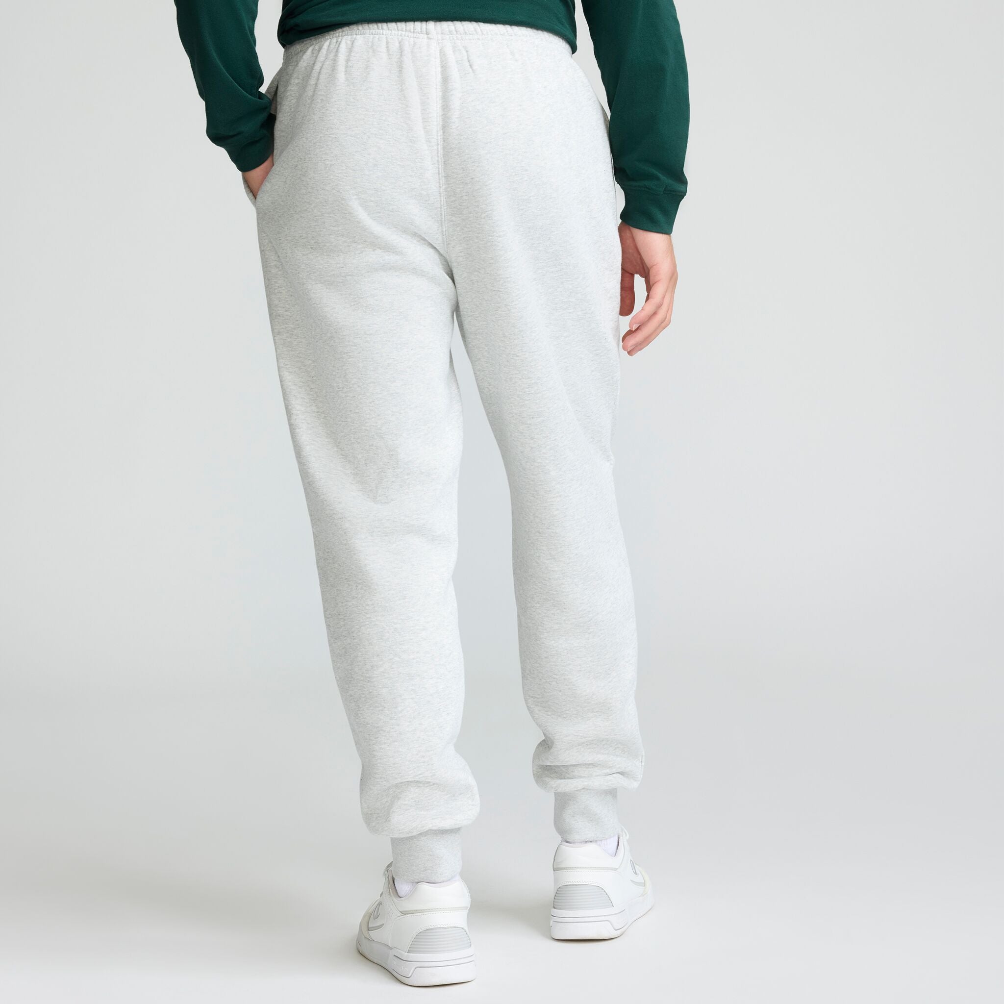 Champion Powerblend Joggers Script Logo jogging gris argent