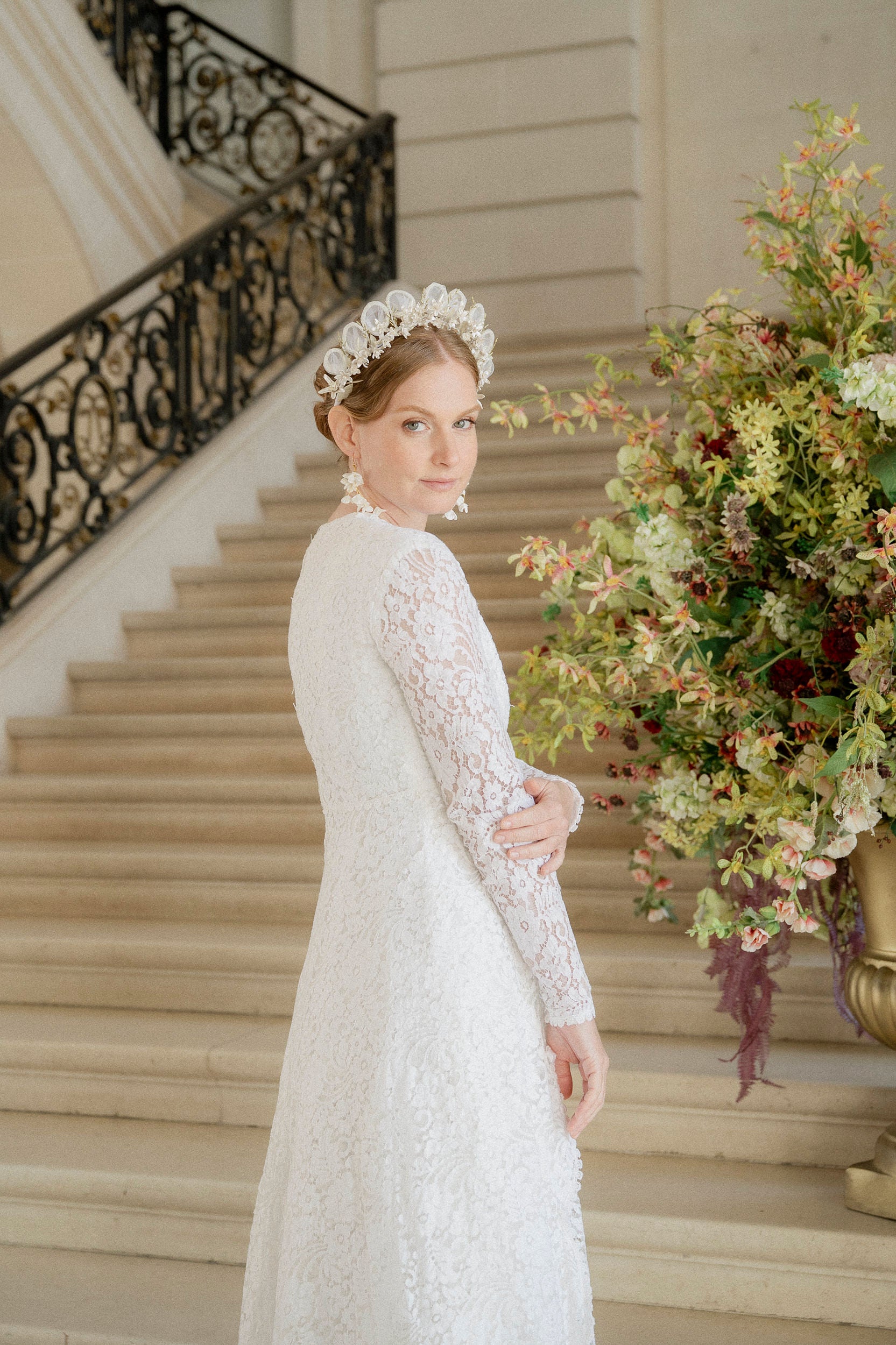 Solène Gisèle La mariée Béatrice robe mariée blanche dentelle 36