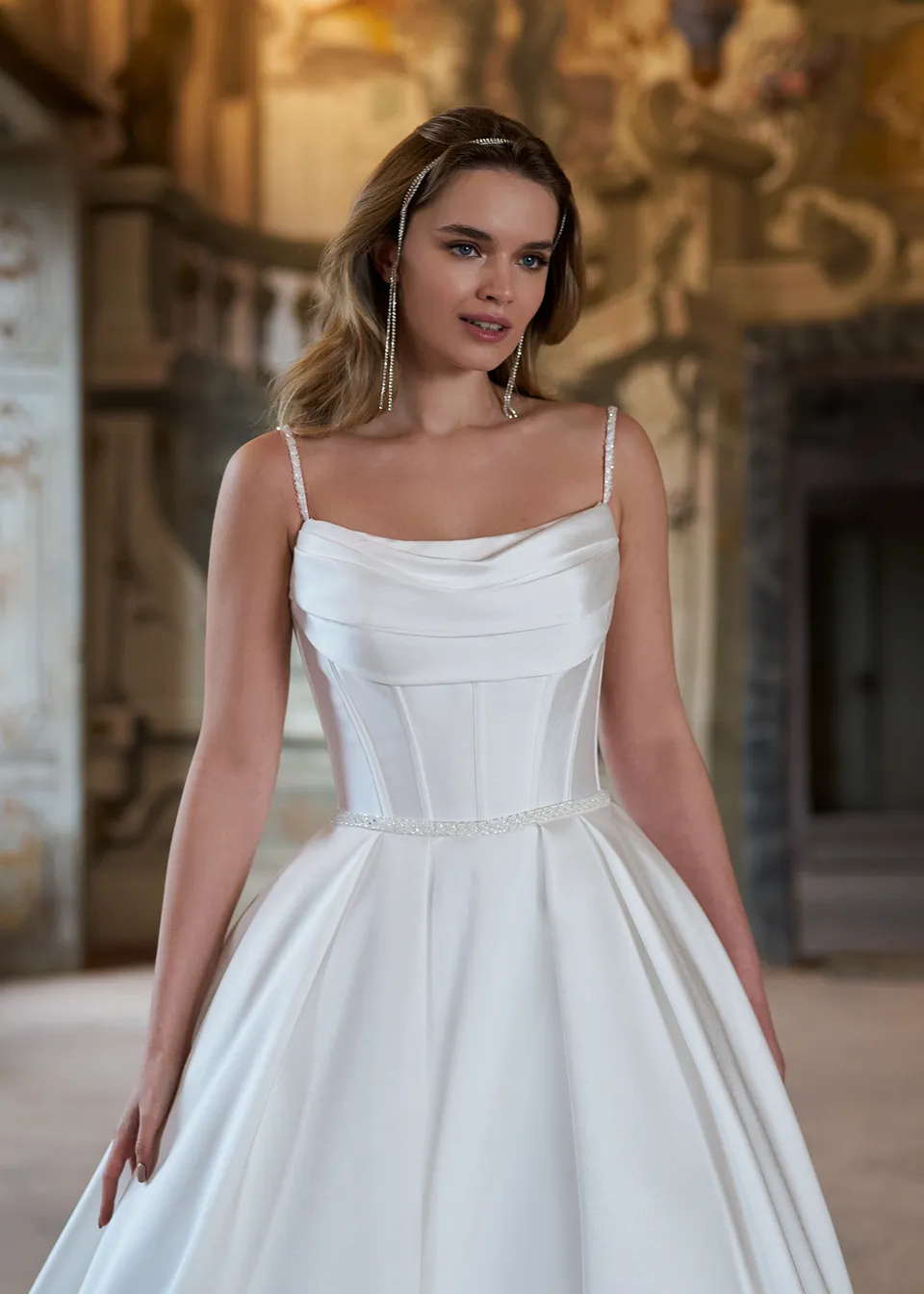 Hervé Paris Mix & Match Nuala top mariée blanc