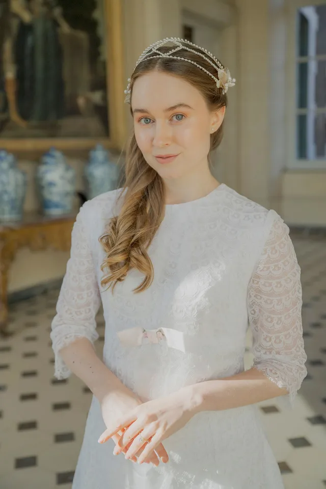 Solène Gisèle La mariée robe Julia 36 dentelle ivoire