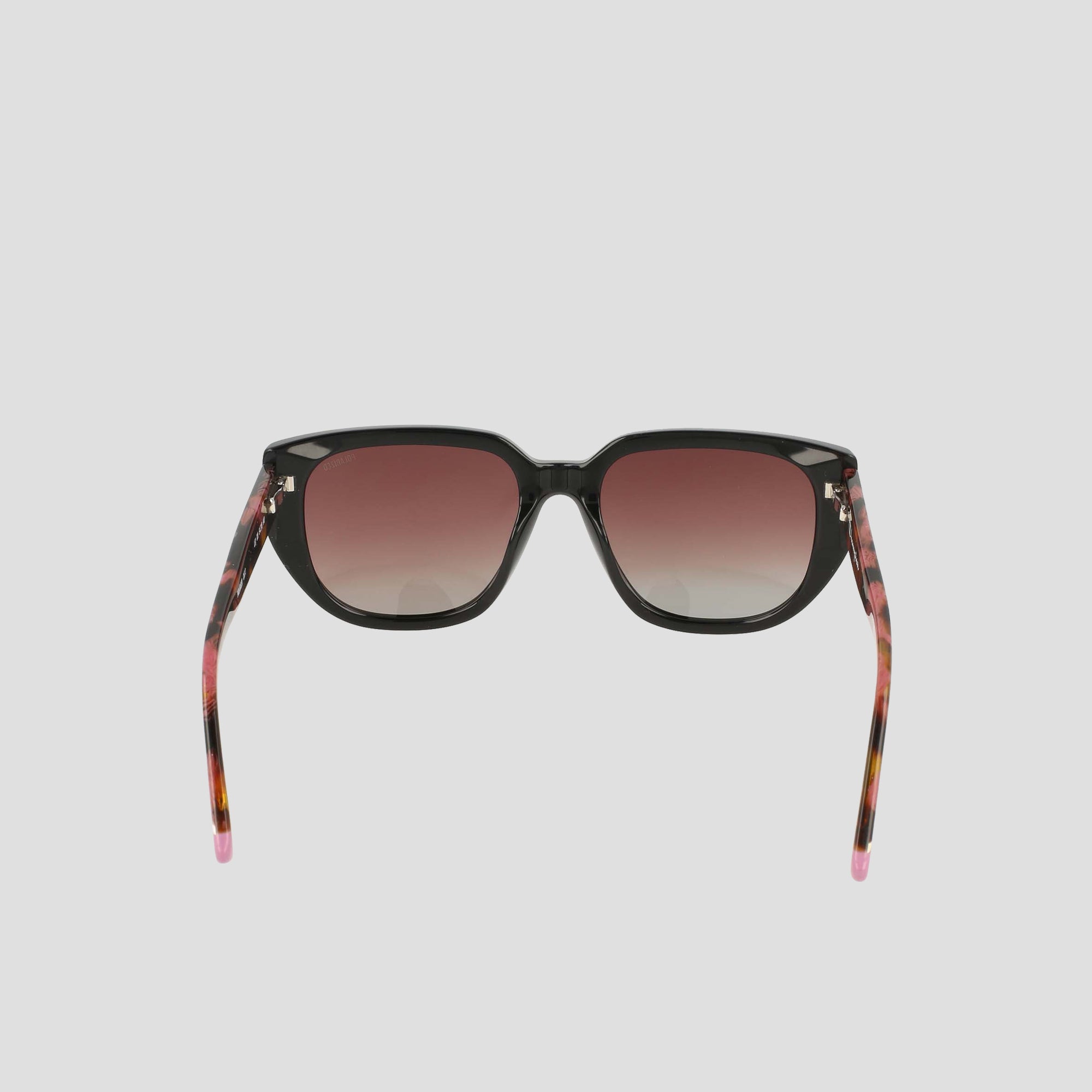 Champion Modified Cateye lunettes de soleil Black/Rose Tort polarisées