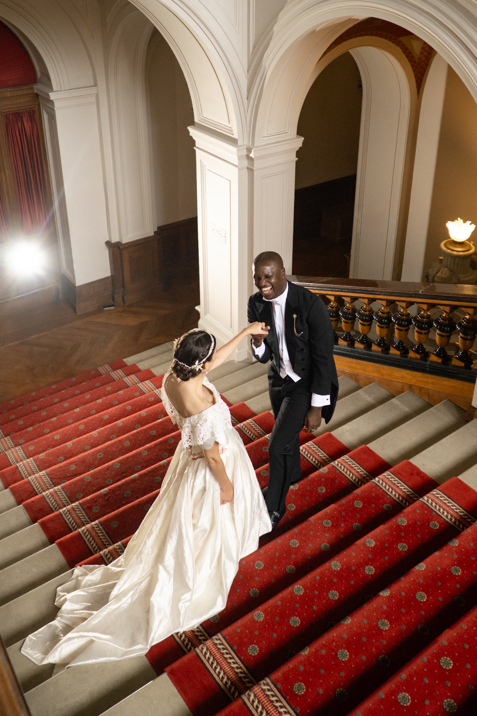 Solène Gisèle La mariée robe Mercédès soie champagne