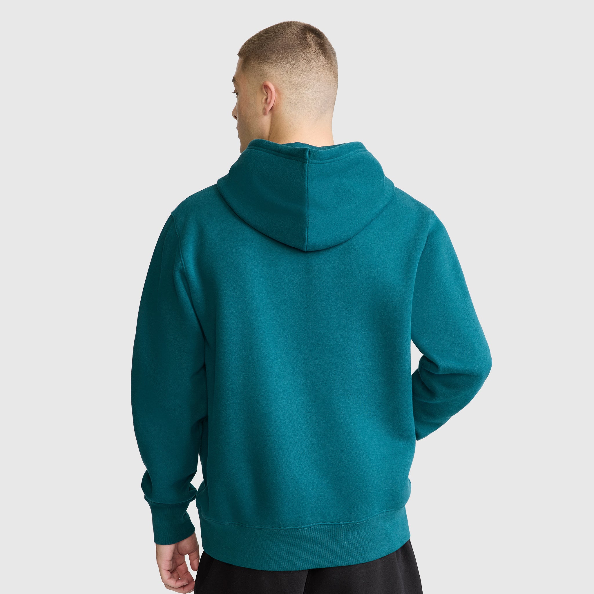 Champion Powerblend Tonal Script hoodie vert Deep Teal