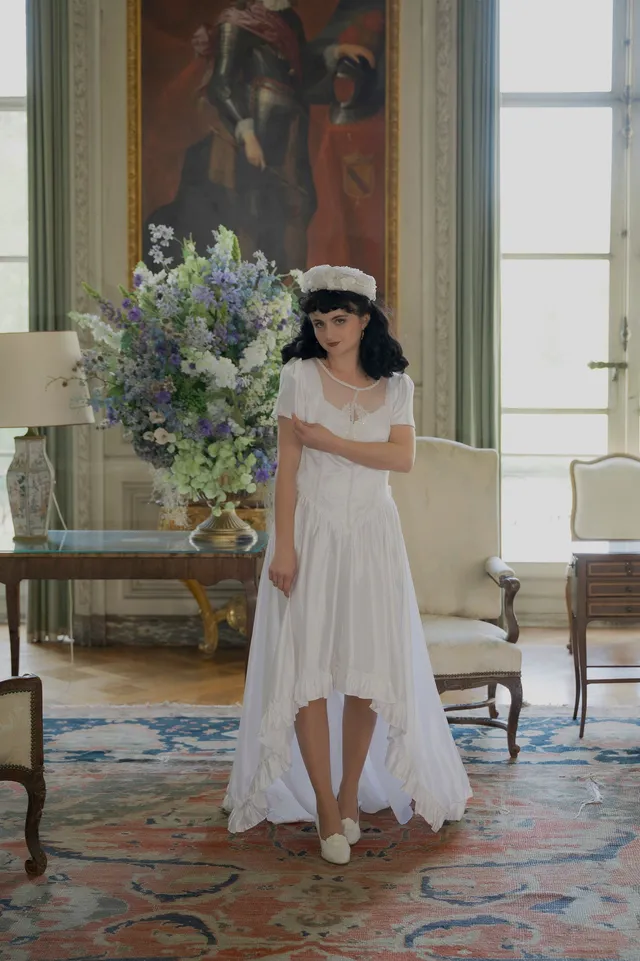Solène Gisèle La mariée Félicie robe mariée blanc satin 38