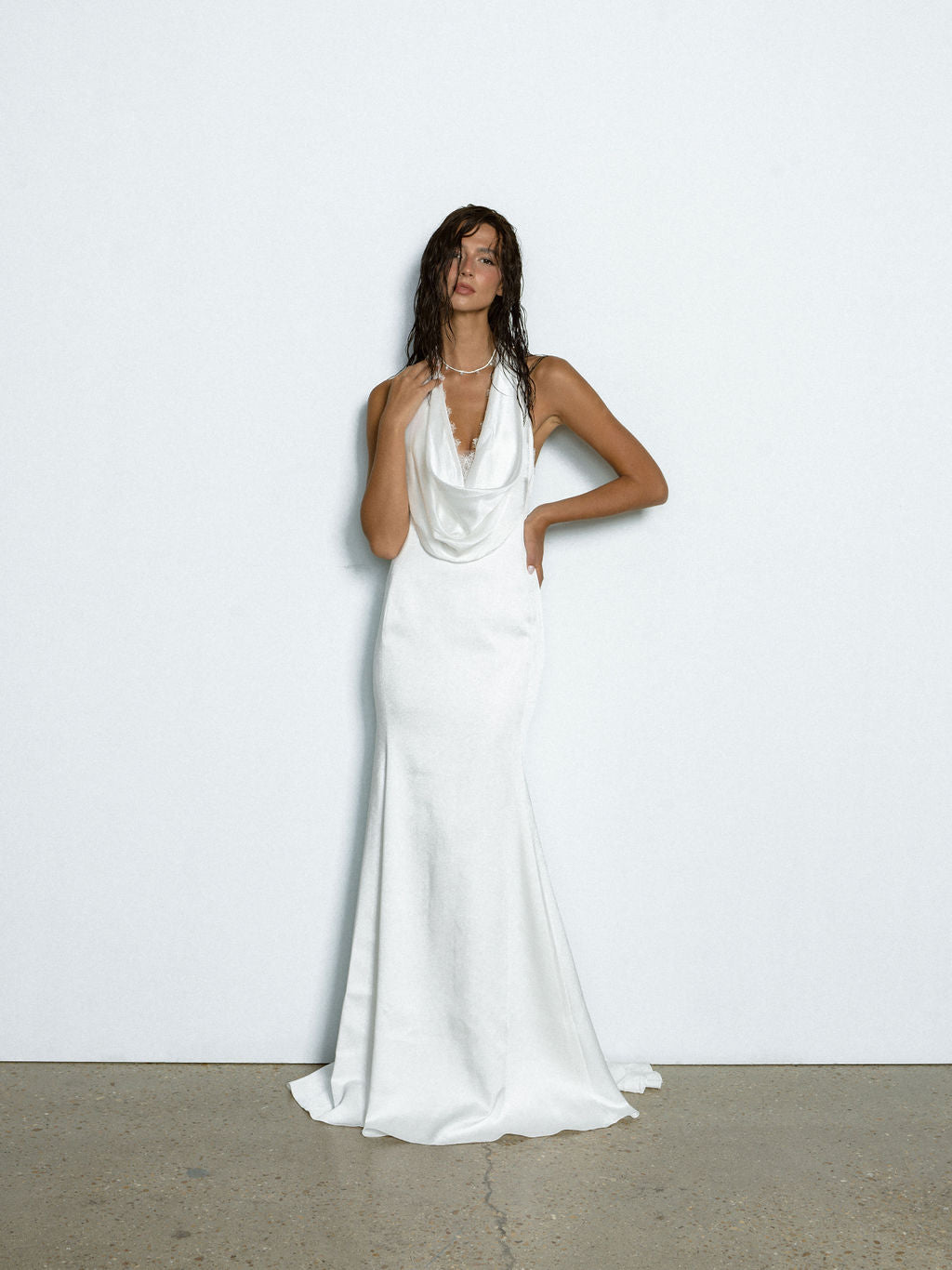 Rime Arodaky Bridal Meteore robe de mariée satin sirène