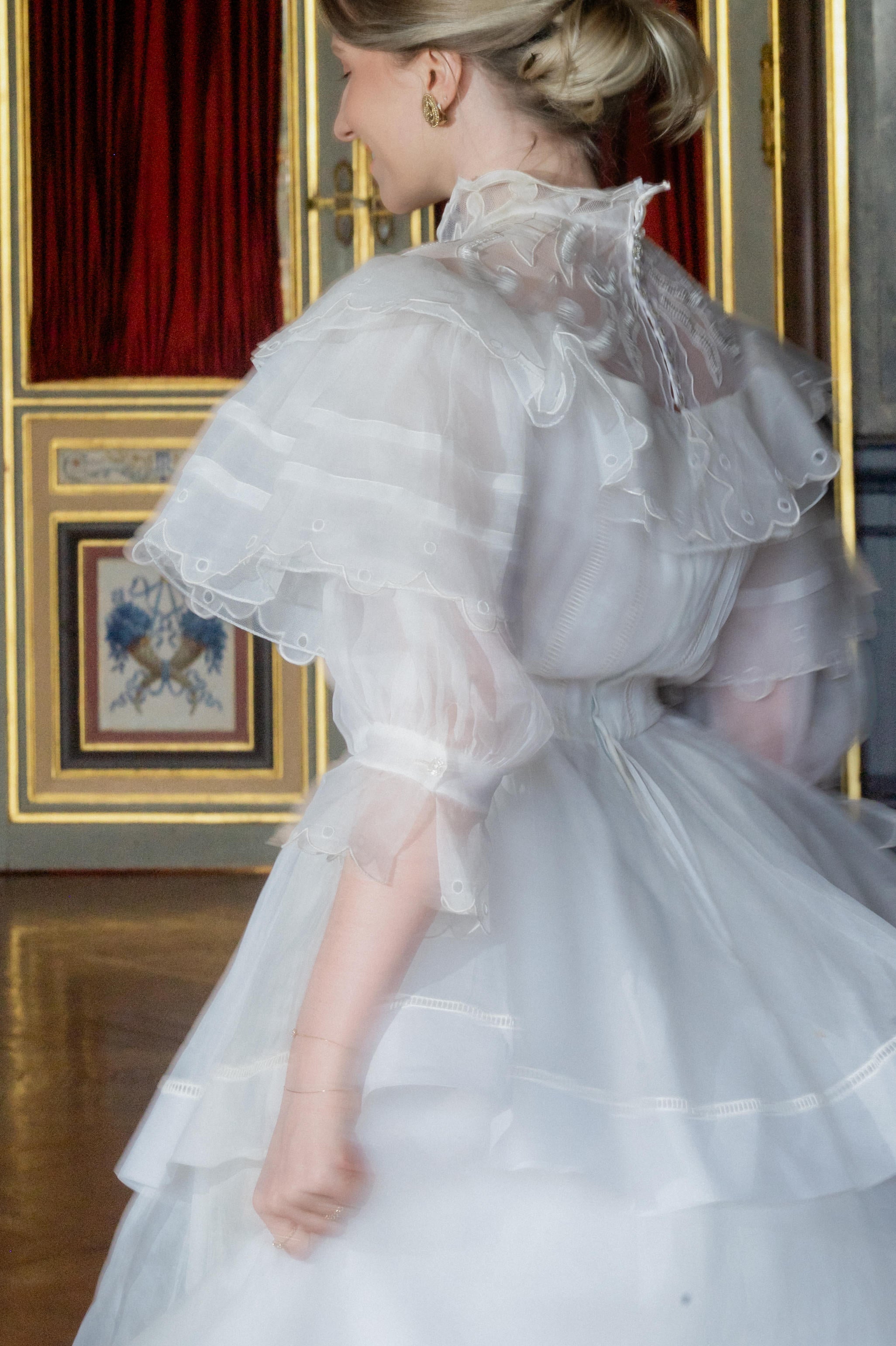 Solène Gisèle La mariée robe Prudence tulle ivoire