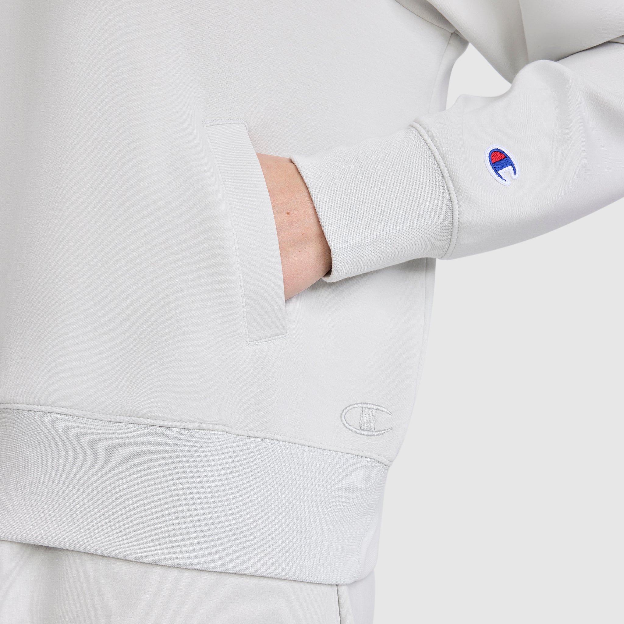 Champion Quarter-Zip Pullover sweat bleu