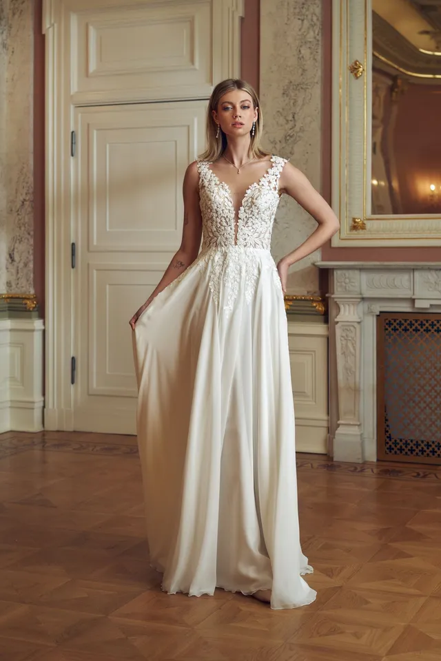Le Jour de Notre Oui Ellina robe de mariée blanche ivoire
