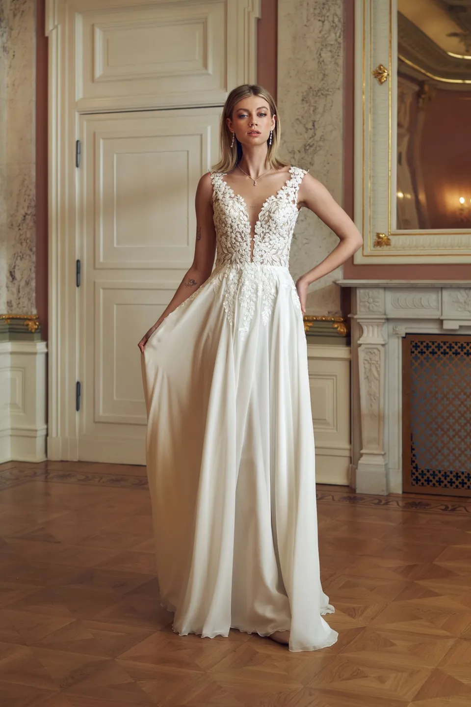 Le Jour de Notre Oui Ellina robe de mariée blanche ivoire