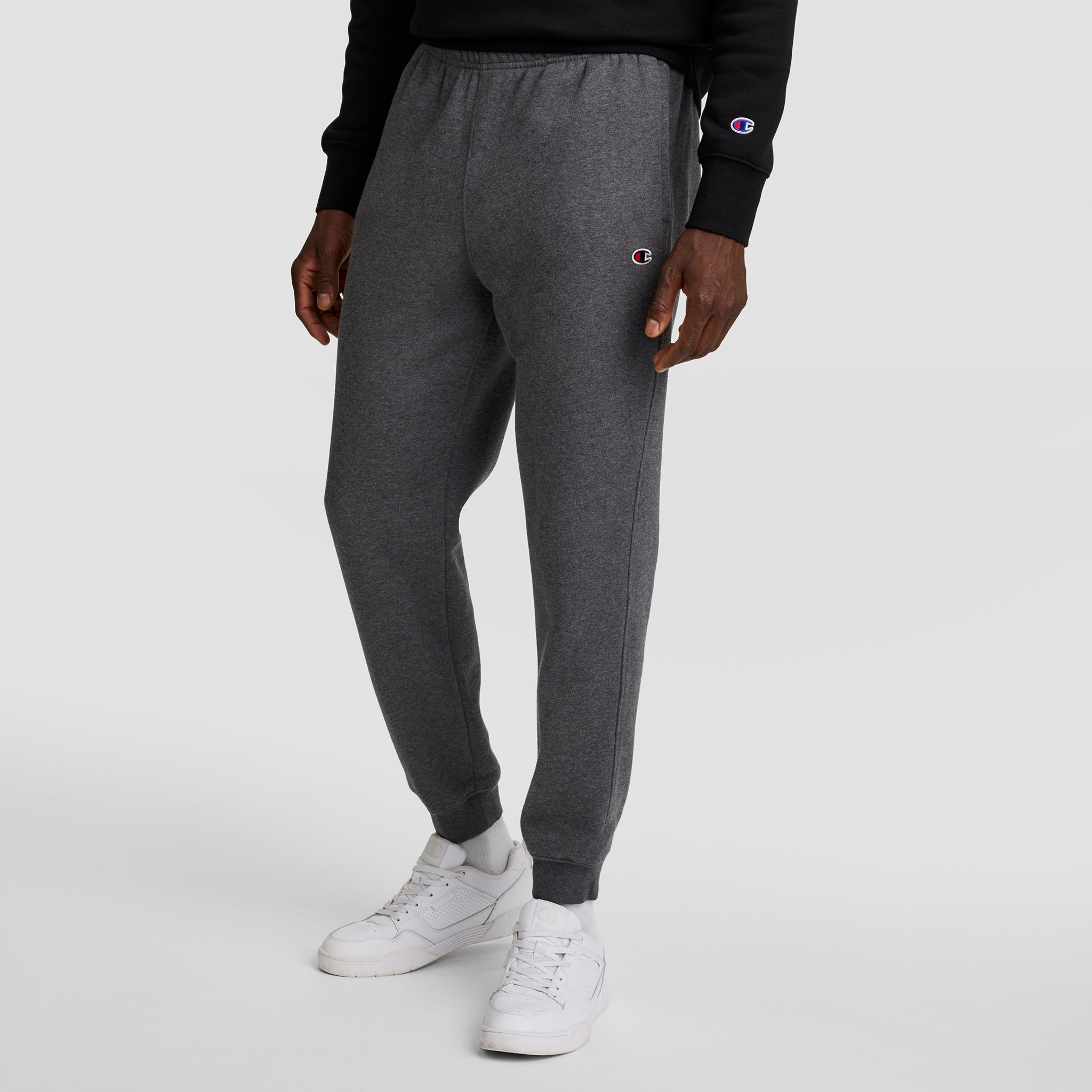 Champion Powerblend Joggers C Logo jogging Granite Heather