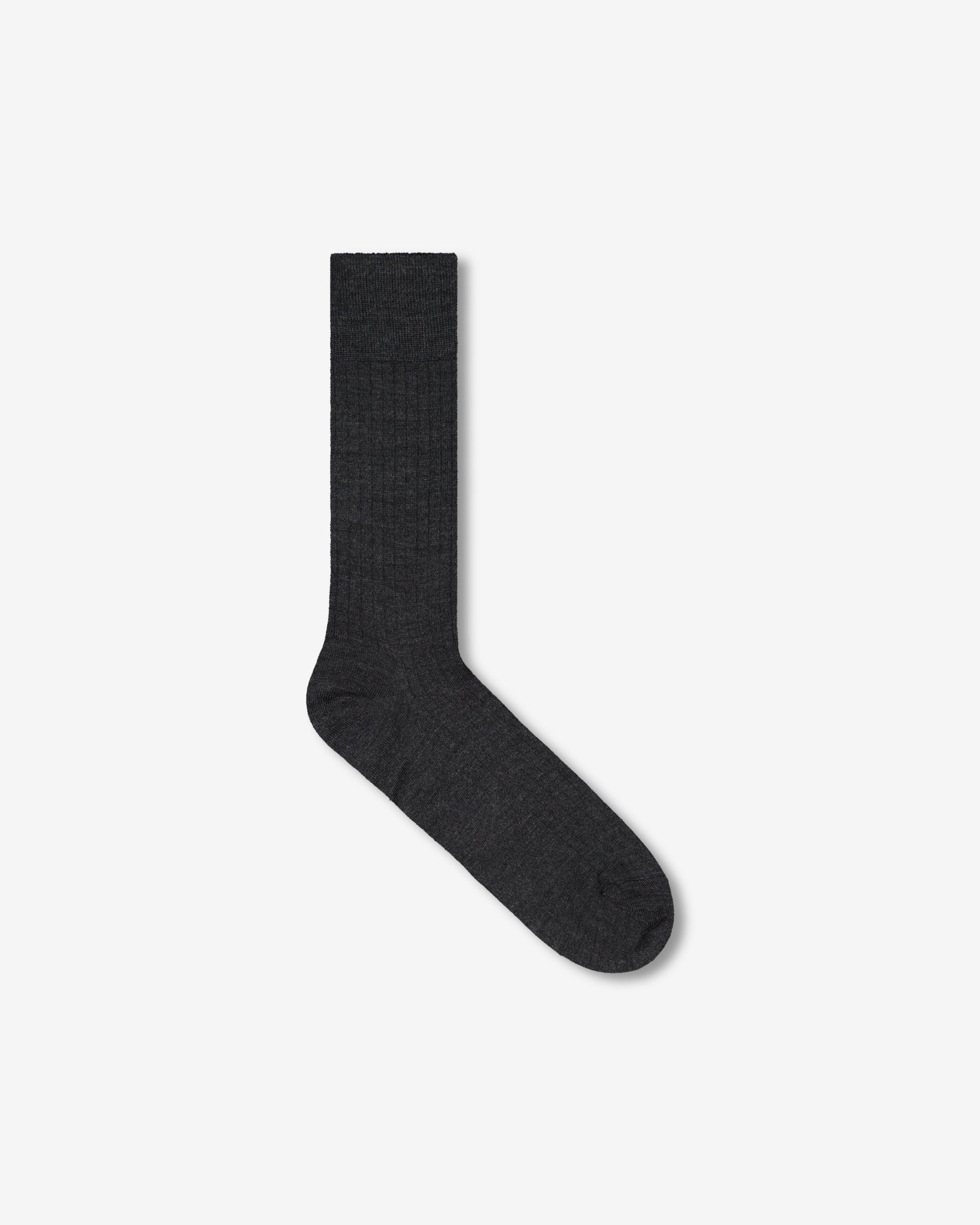 LAFAURIE GROOM chaussettes gris anthracite laine