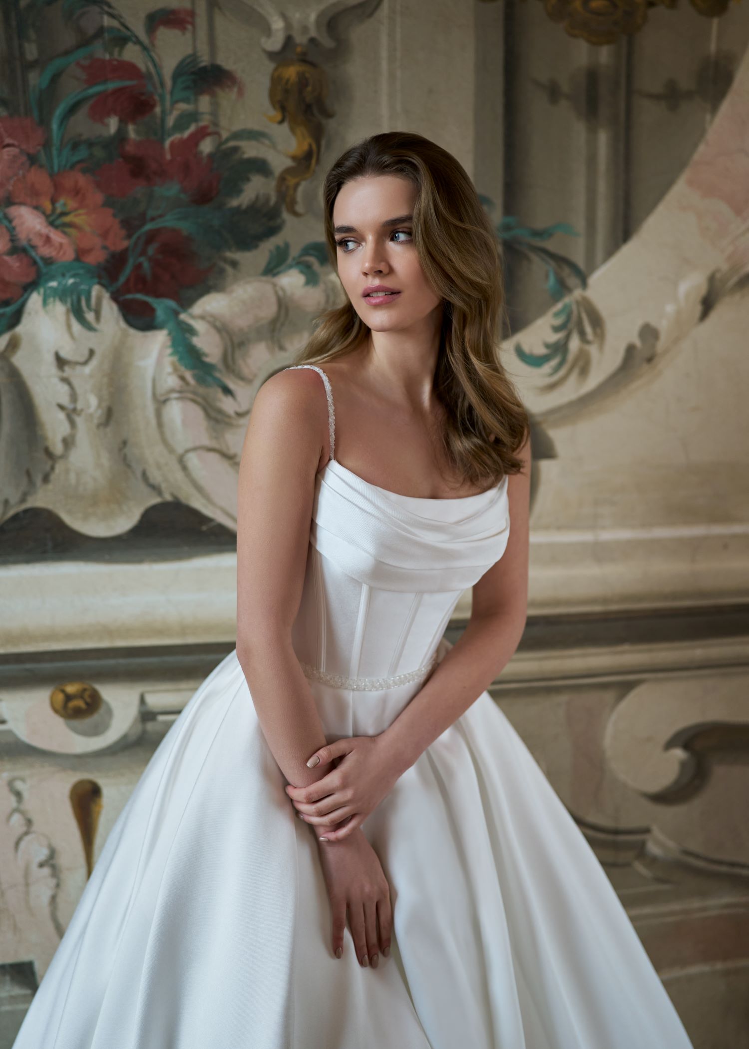 Hervé Paris Mix & Match Nuala top mariée blanc