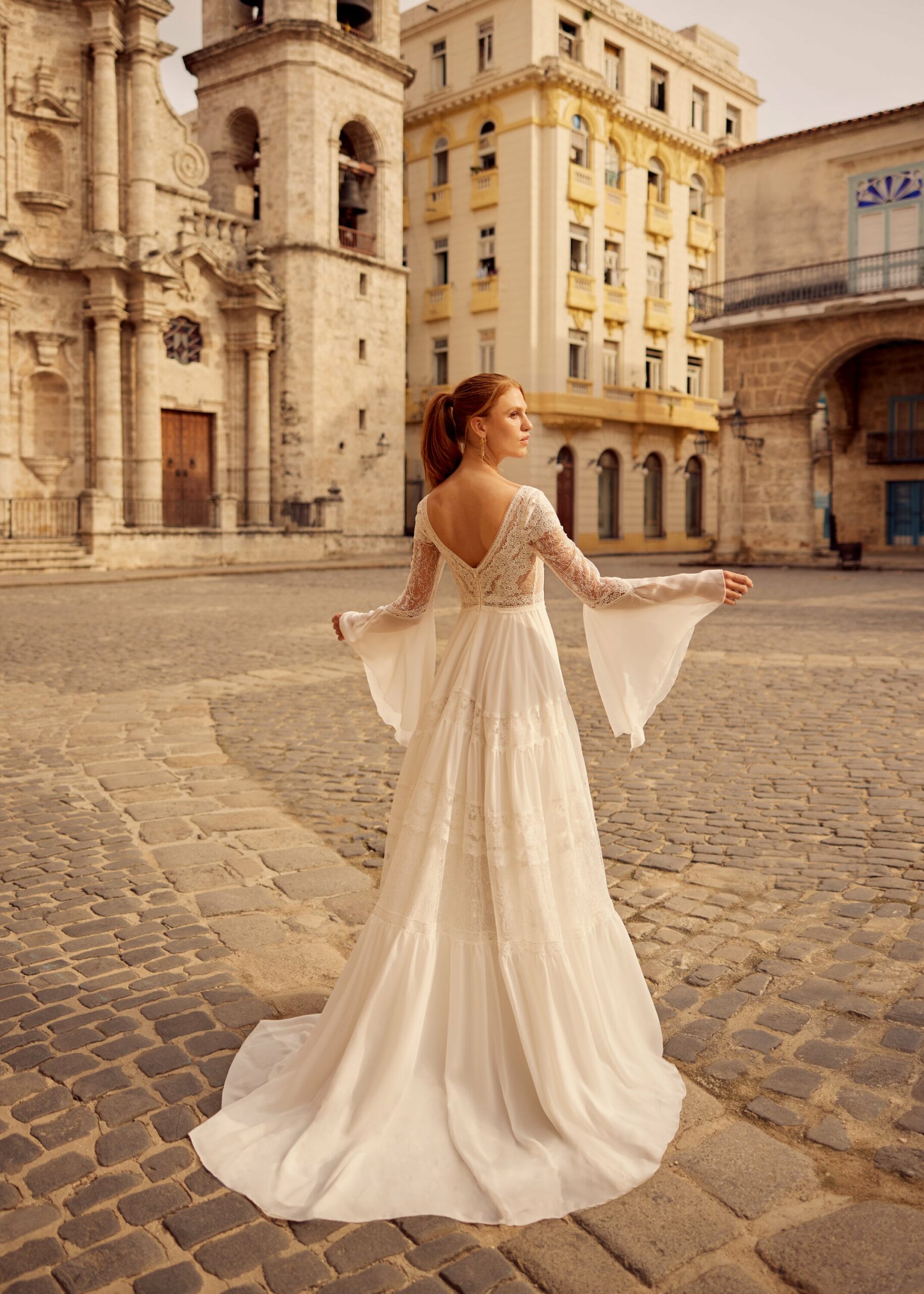 Hervé Paris Libre Leticia robe de mariée longue