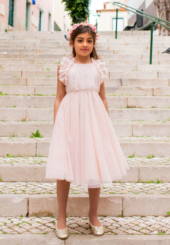 Le Jour de Notre Oui Scarlett Nude robe fille cérémonie nude