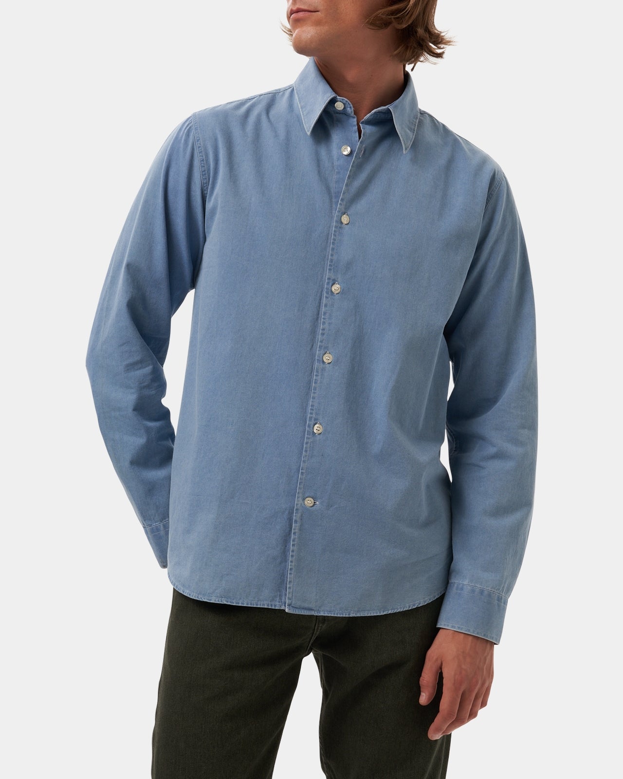 LAFAURIE VALENTIN chemise denim bleach coton