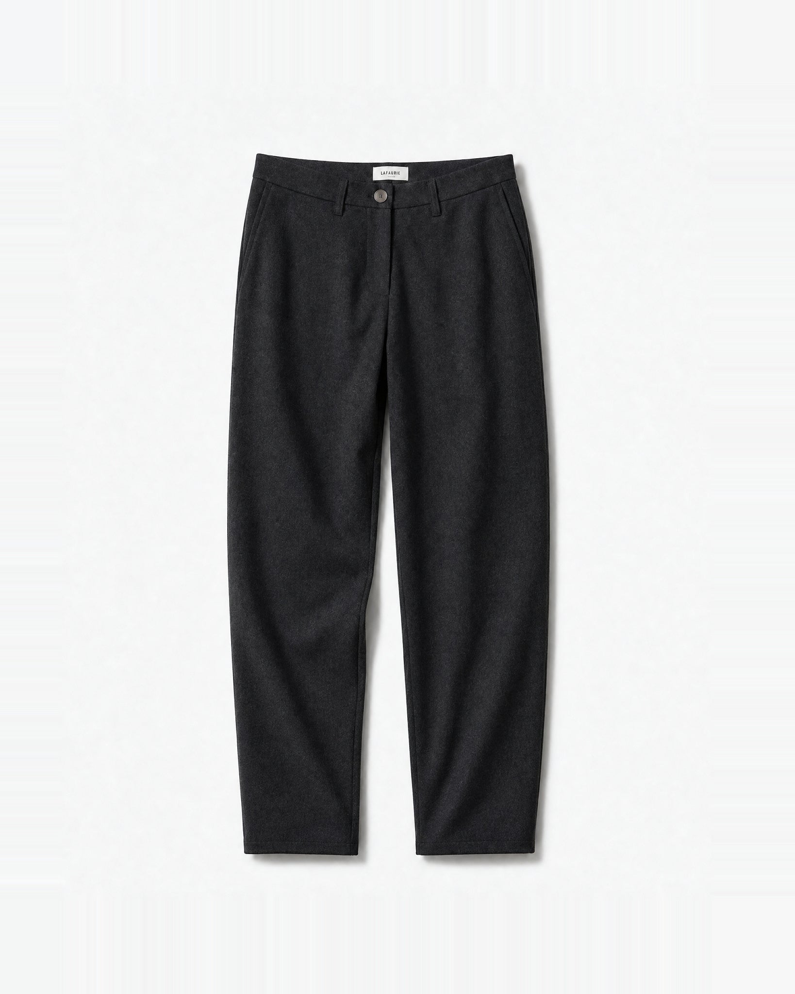 Lafaurie Marcel pantalon flanelle gris anthracite laine
