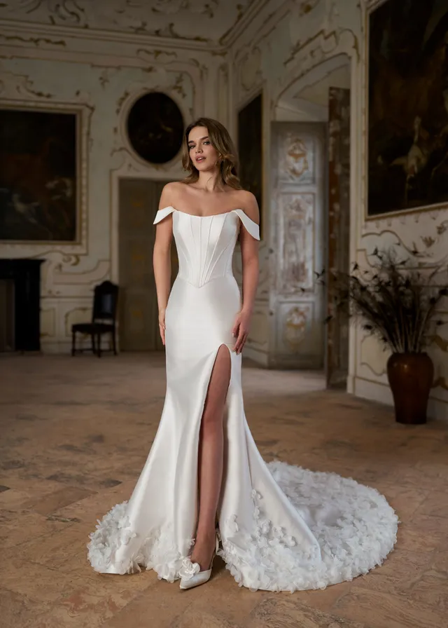 Hervé Paris Mix & Match Nixon jupe satin midi