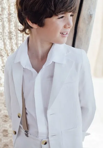Le Jour de Notre Oui Arsène Blanc costume enfant mariage blanc