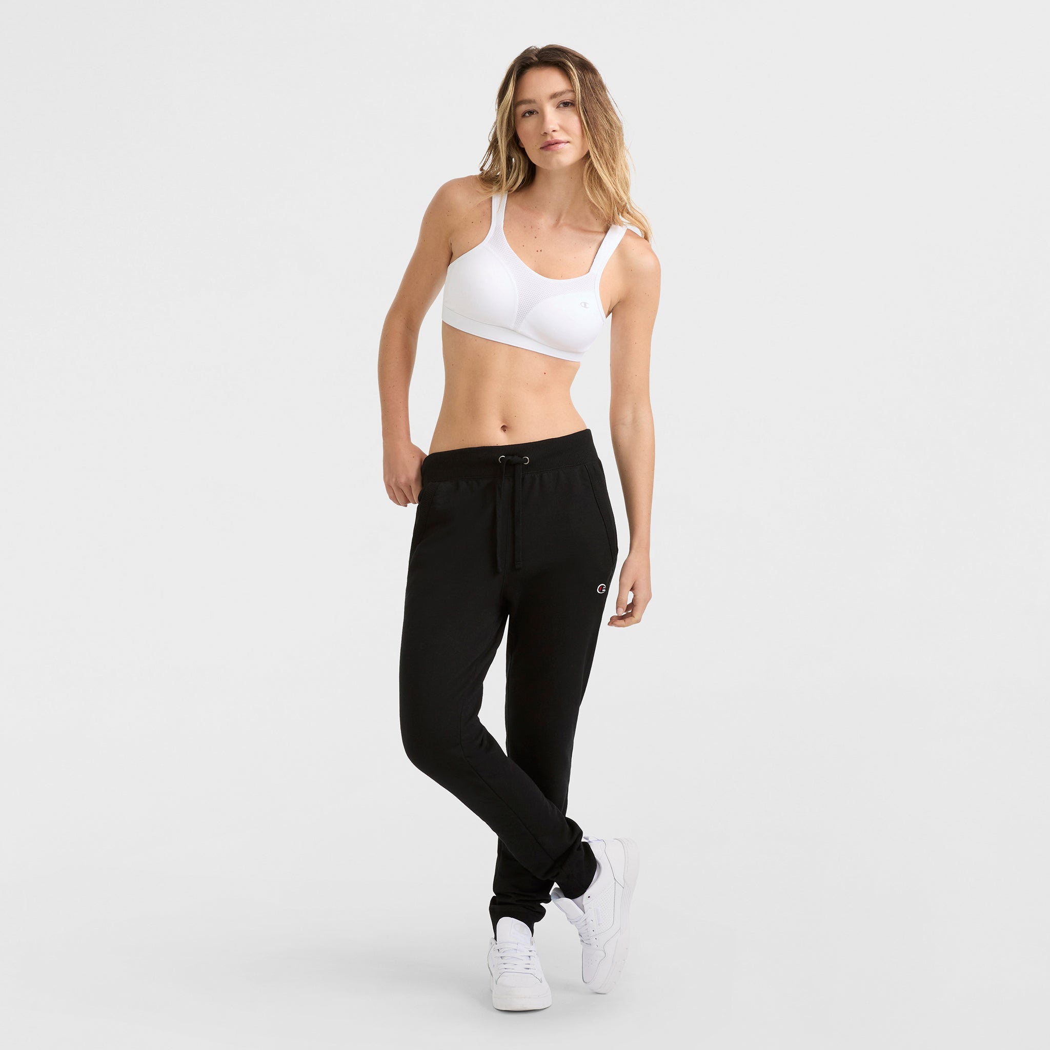Champion Spot Comfort brassière sport White maintien fort