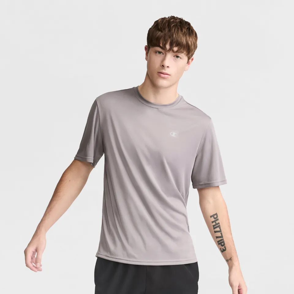 Champion Sport T-Shirt Reflective C Logo Stone Gray homme