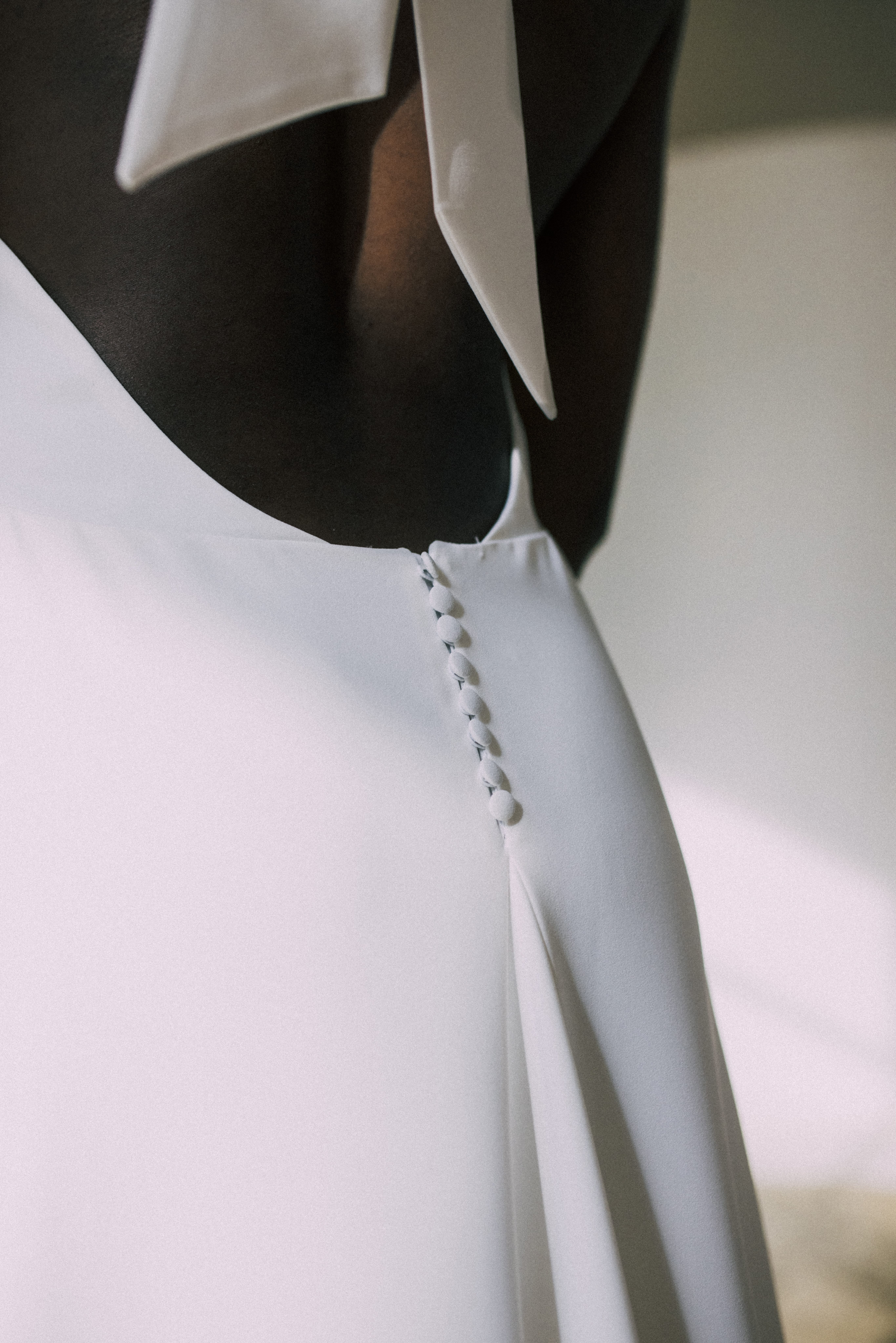 Maison Floret Sur-mesure Cooper robe nœud crêpe