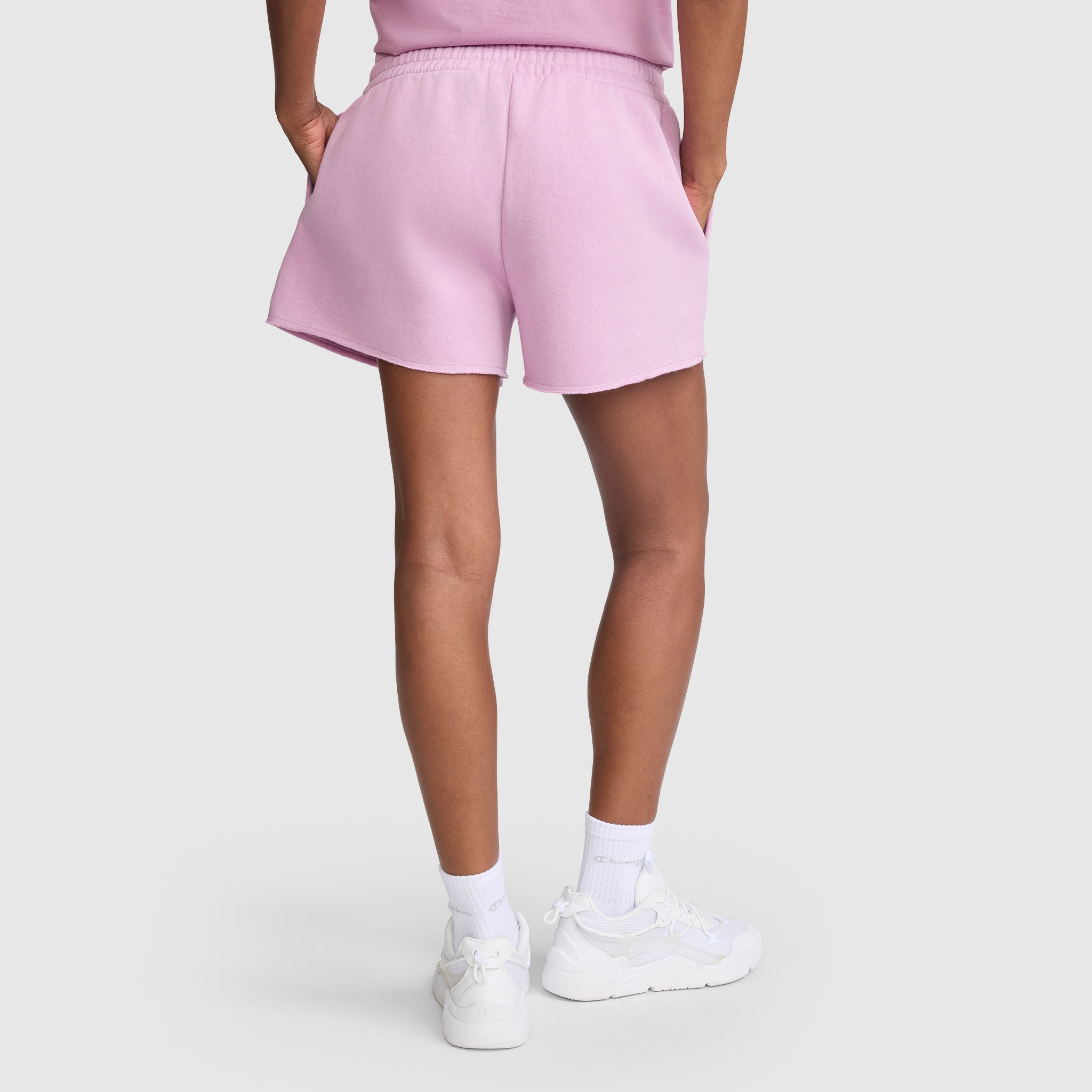 Champion Powerblend 3" C Logo short molleton violet Smoky Grape