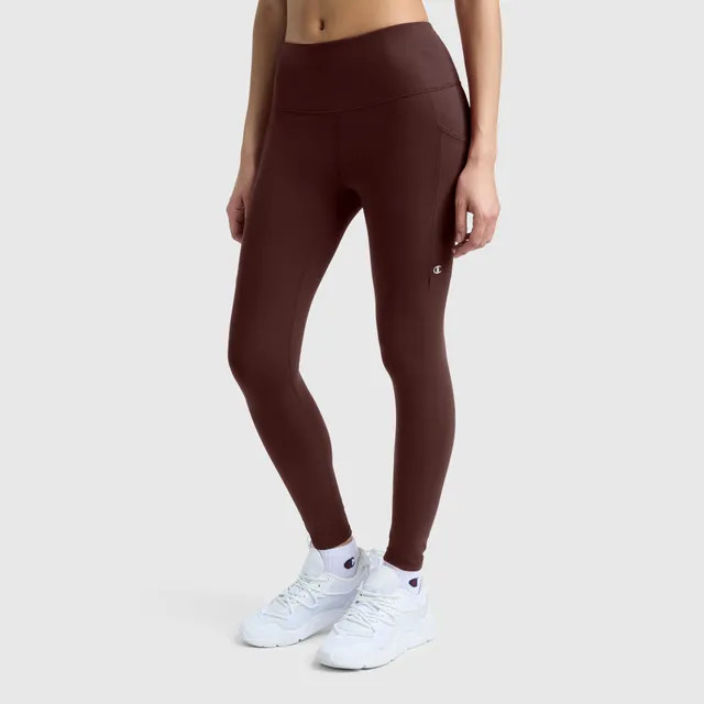 Champion Leggings C Logo legging marron Bitter Chocolate poches