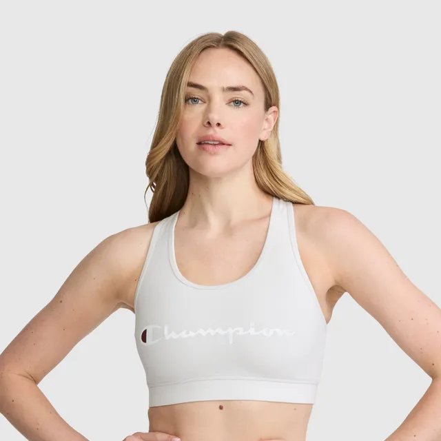 Champion Sports Bra Script Logo brassière bleu Dawn Blue S-2XL
