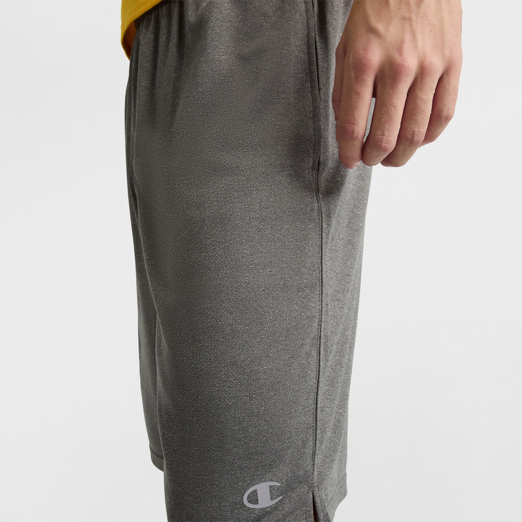 Champion 10" Moisture Wicking short Granite Grey Heather