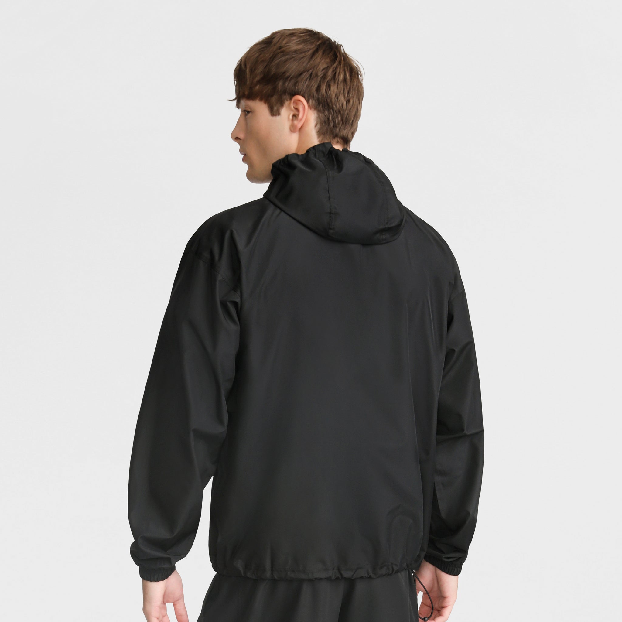 Champion Stadium Veste coupe-vent noire polyester recyclé