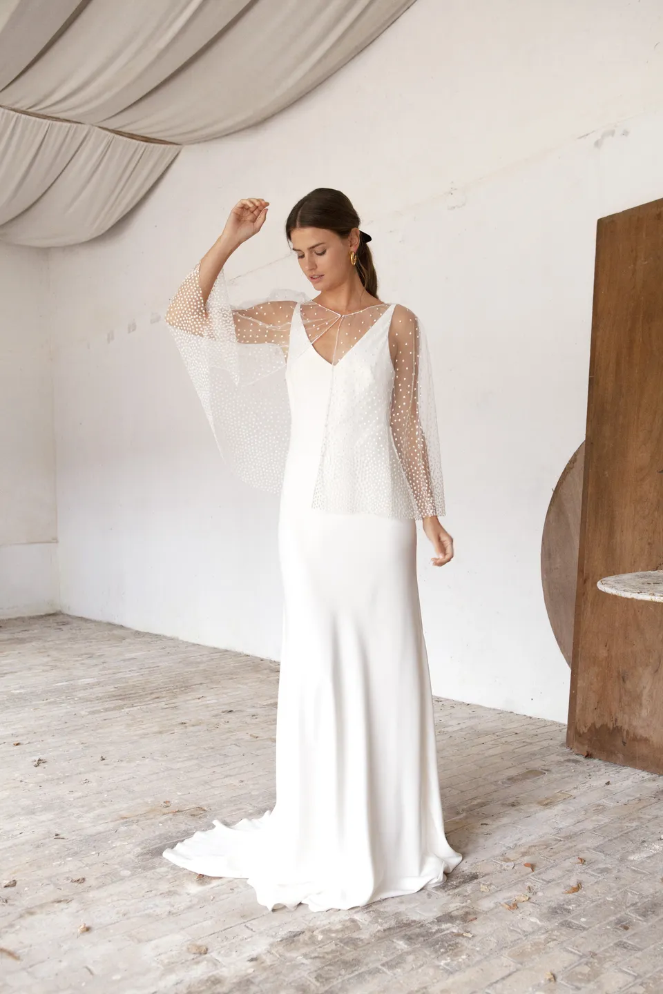 Maison Floret Accessoires Arthur cape tulle plumetis