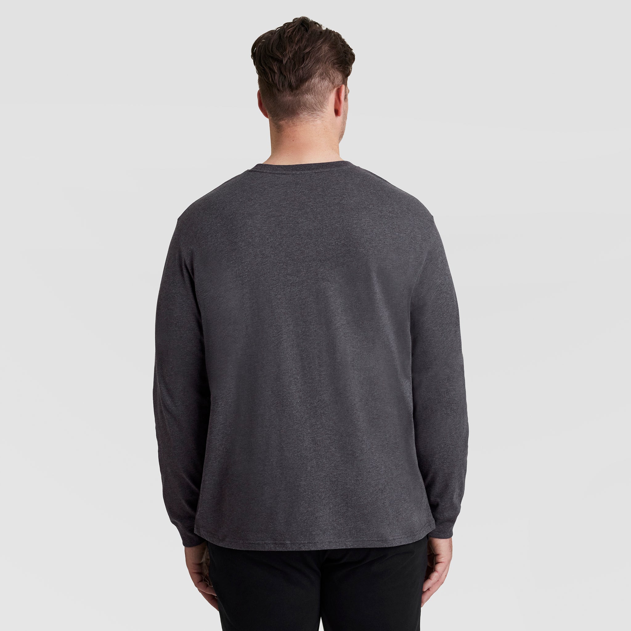 Champion Classic Long Sleeve T-Shirt Granite Heather