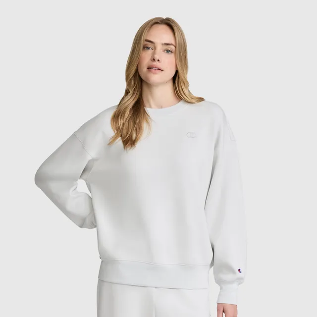 Champion Crewneck Pullover sweat femme bleu dawn blue