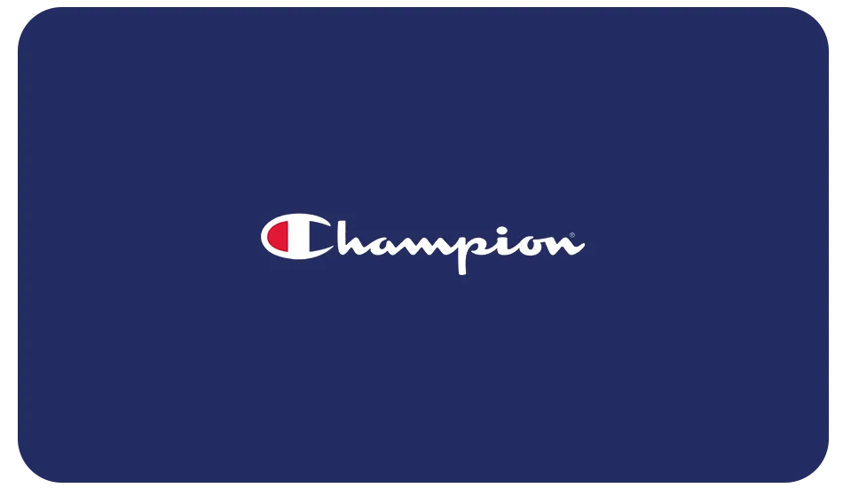 Champion E-Gift carte cadeau électronique Blue Logo