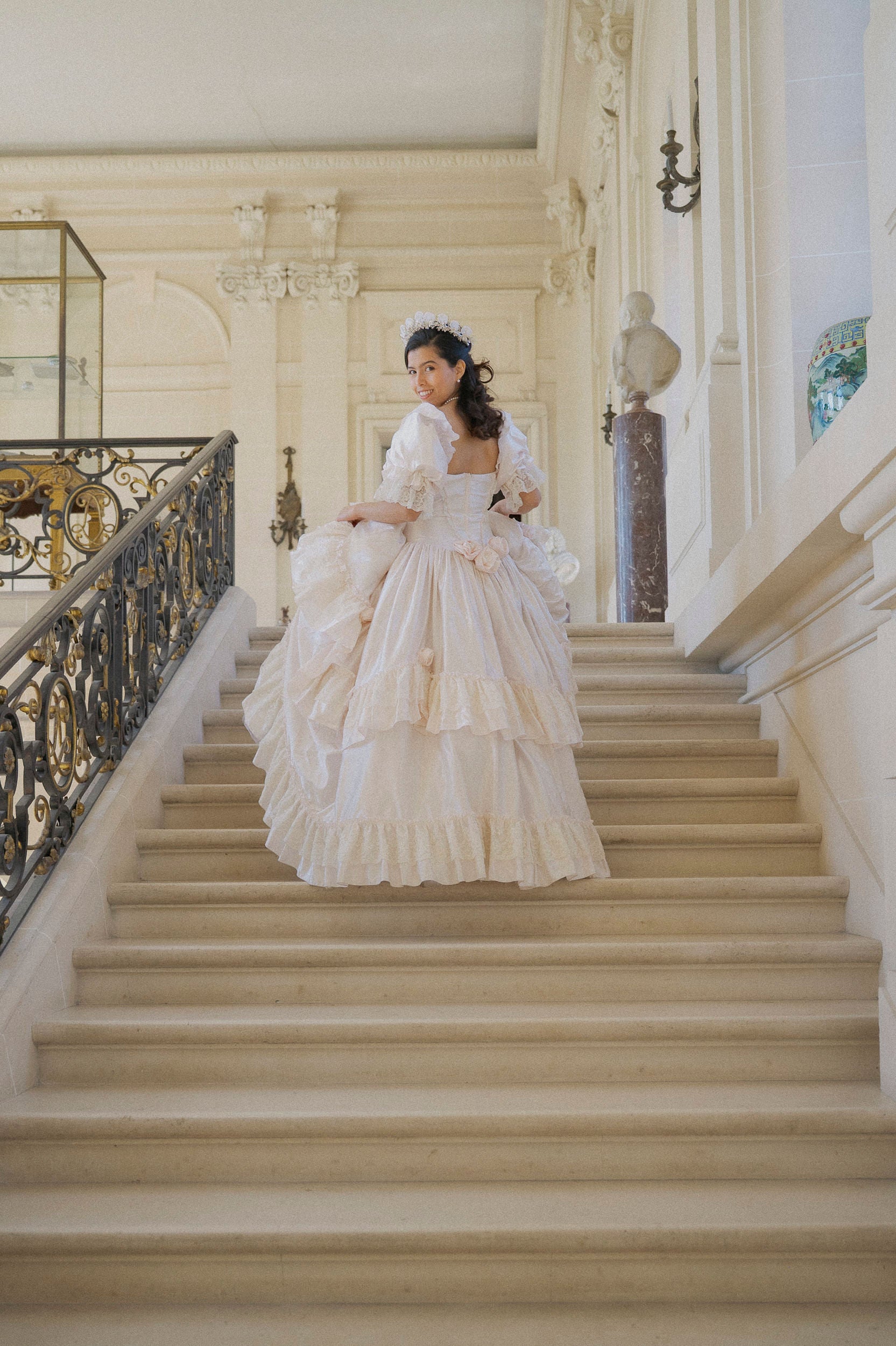 Solène Gisèle La mariée Robe Diana robe mariée ivoire 38