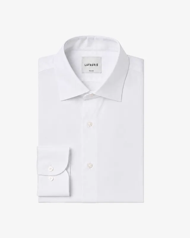 LAFAURIE POPELINE Chemise Homme Blanc Coupe Semi-Ajustée